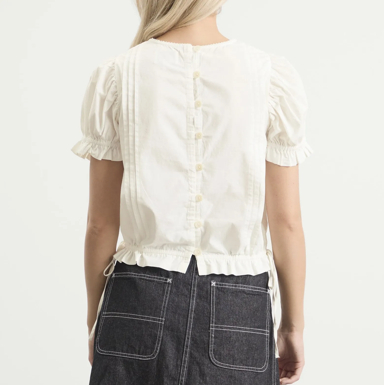 Damson Madder Mabel Lace Insert Blouse