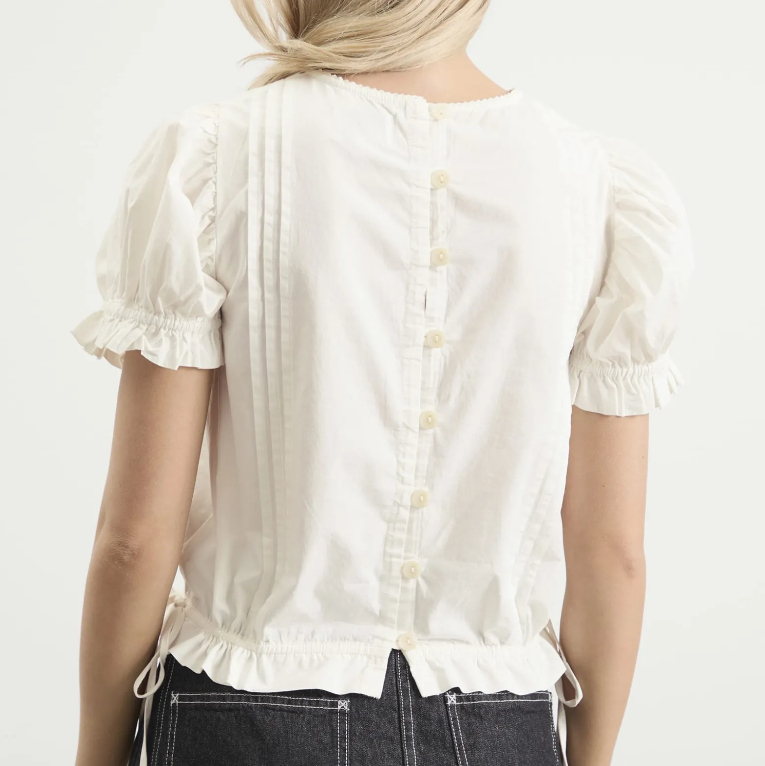 Damson Madder Mabel Lace Insert Blouse