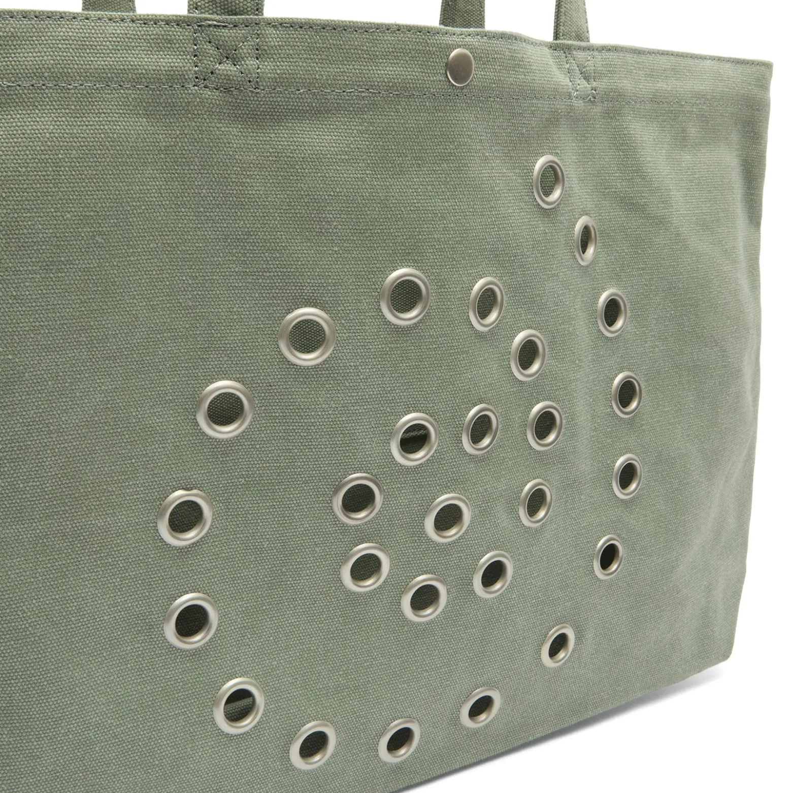Damson Madder Raine Swirly Eyelet Tote Bag - Mint