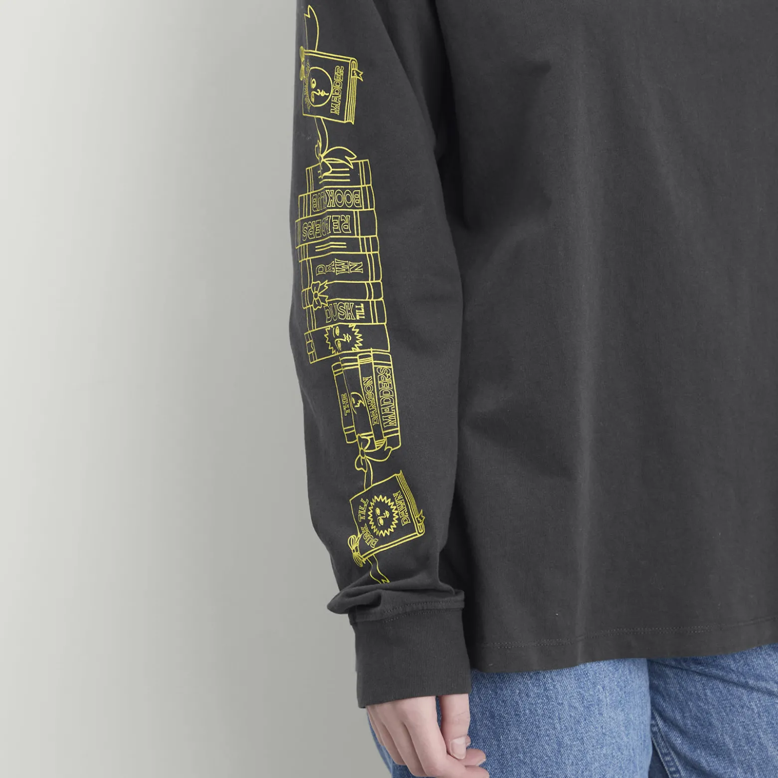 Damson Madder The Reader Long Sleeve T-Shirt