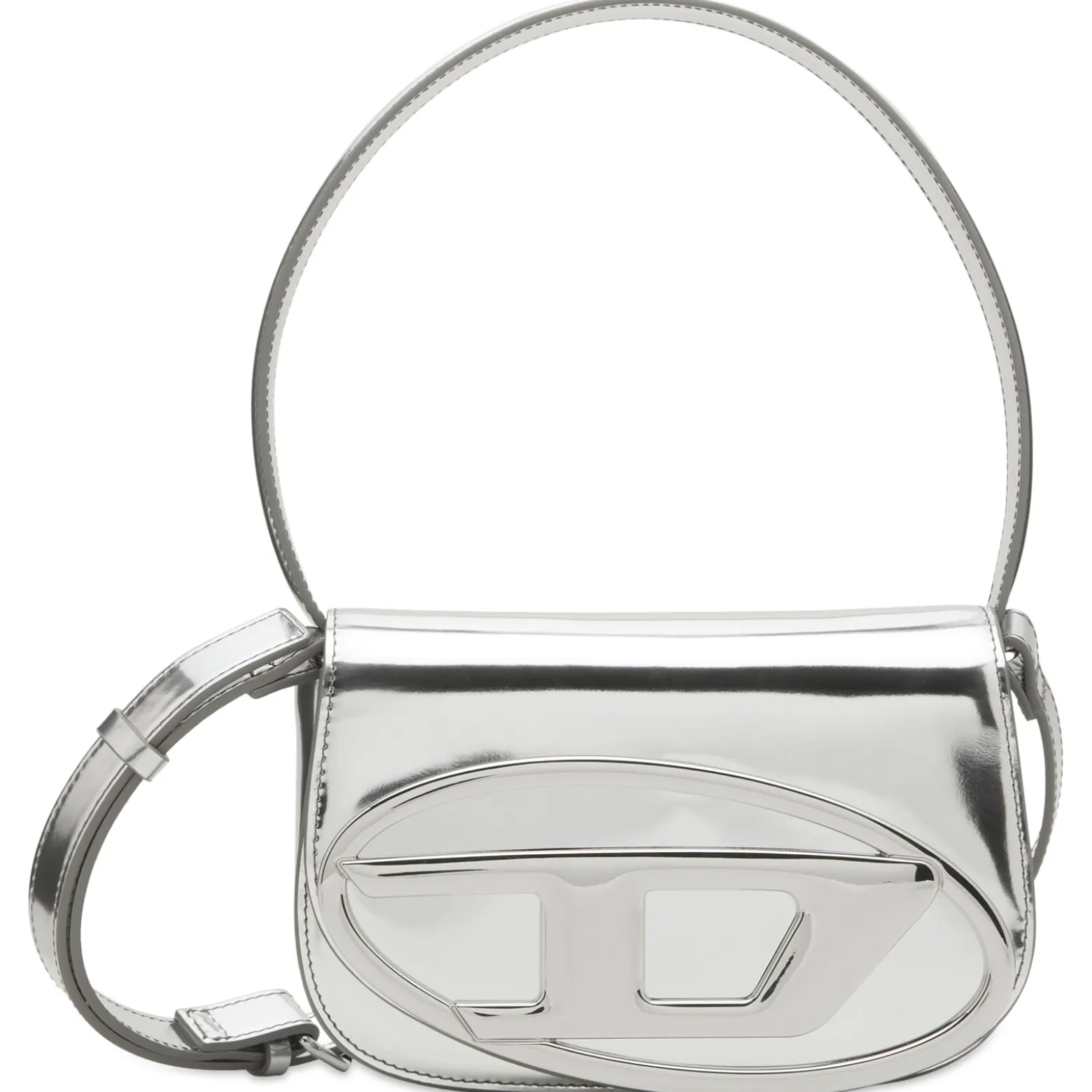 Diesel 1DR Logo Mirror Leather Handbag