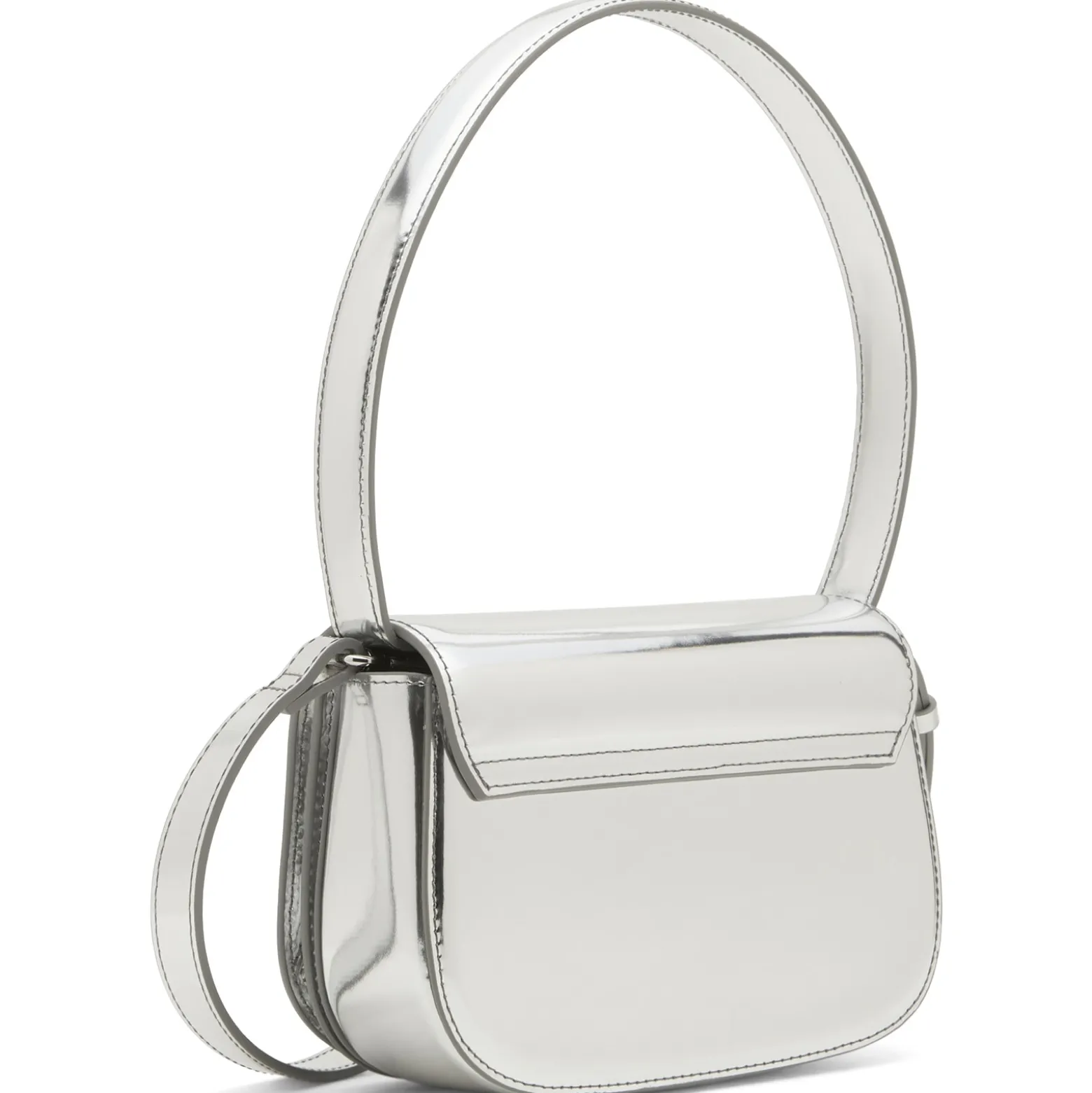 Diesel 1DR Logo Mirror Leather Handbag