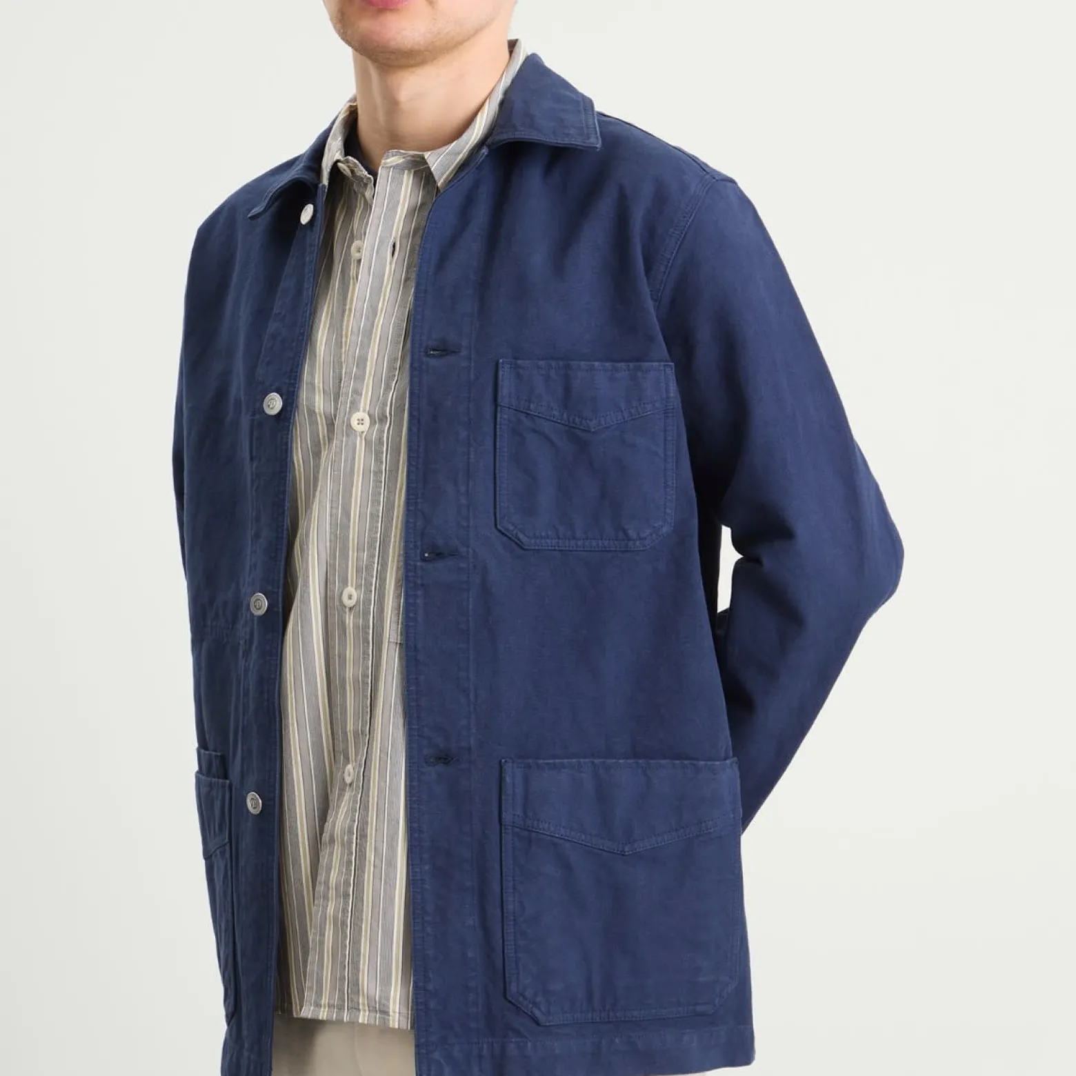 Drake's Canvas Chore Jacket
