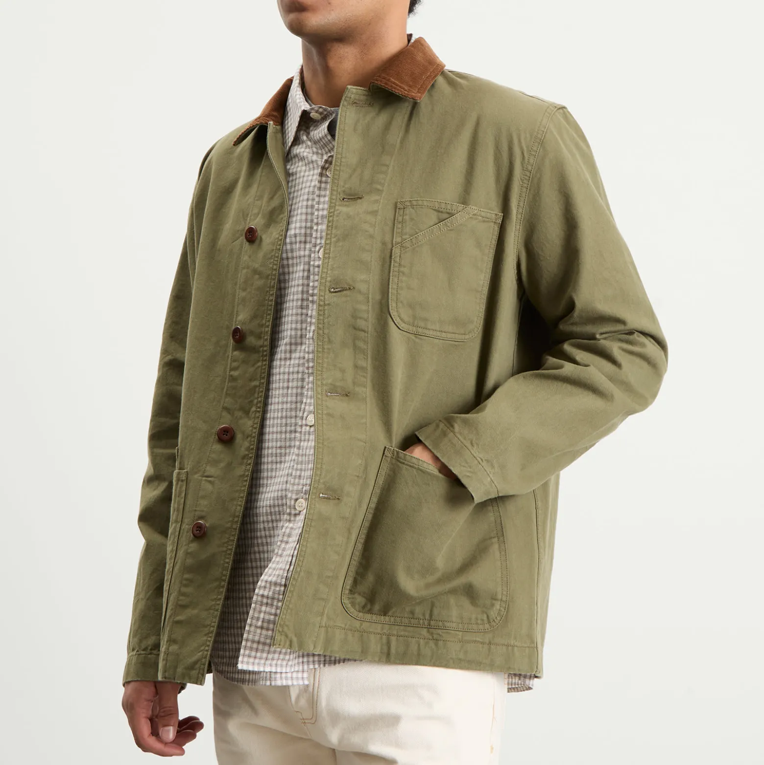 Drake's Twill Fatigue Jacket