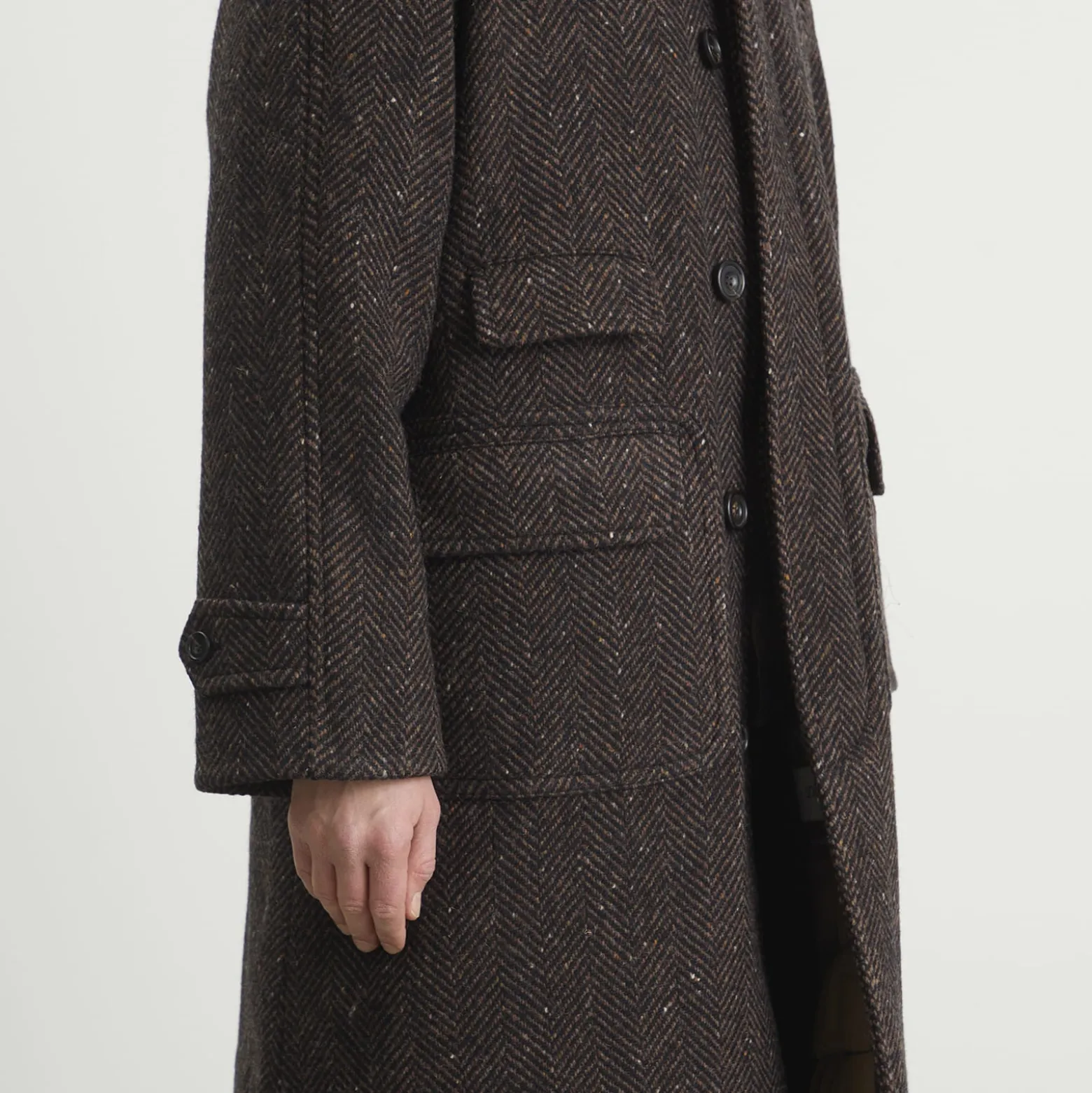 Drake's x Nanga Raglan Overcoat