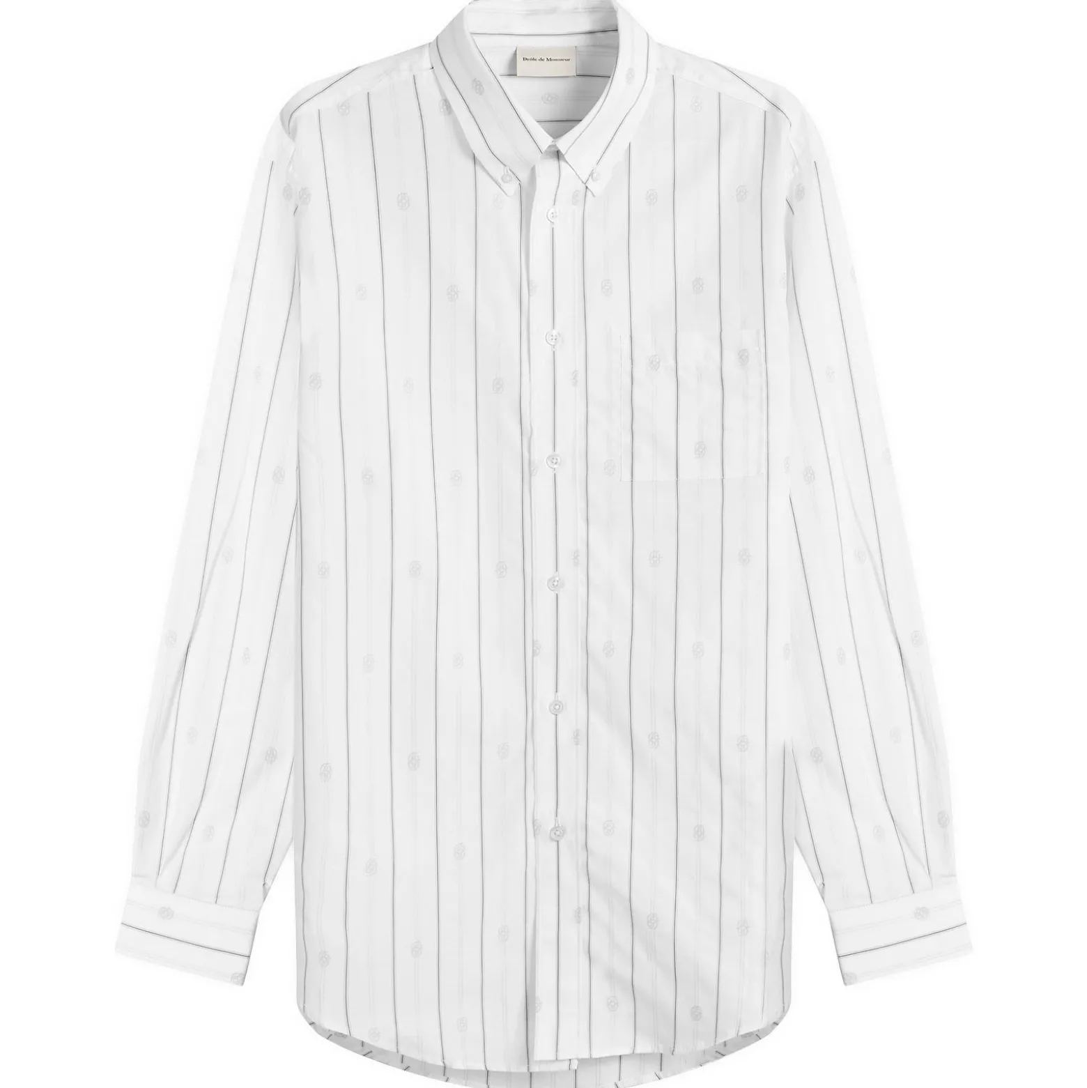 Drôle de Monsieur Monogramme Stripe Shirt