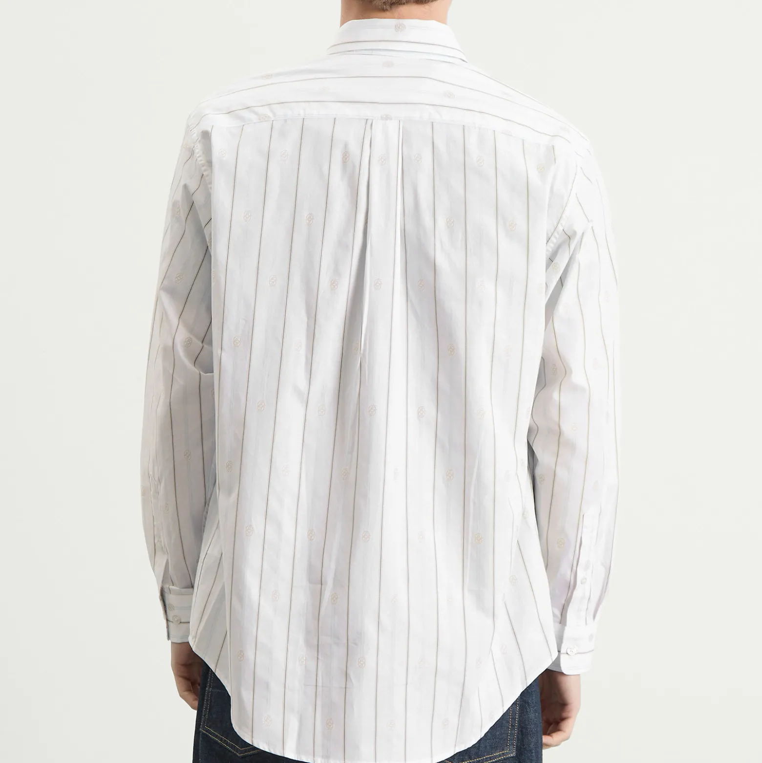 Drôle de Monsieur Monogramme Stripe Shirt