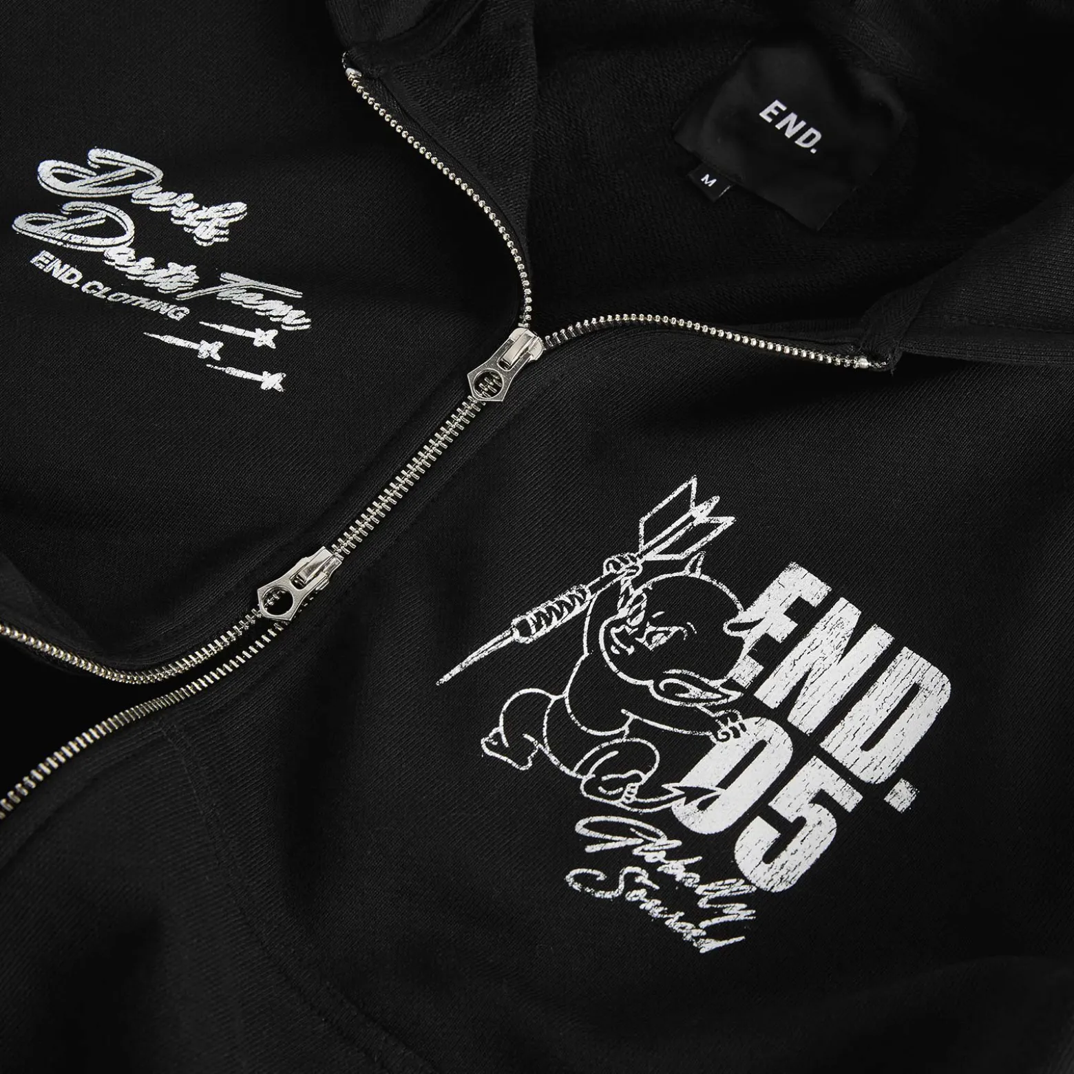END. Devils Darts Team Zip-Hoodie