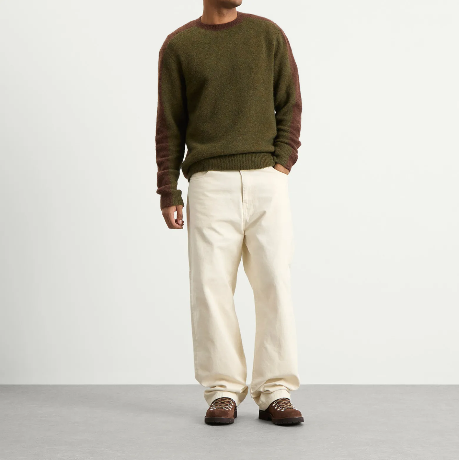 Foret Alpine Conrast Crew Neck Jumper