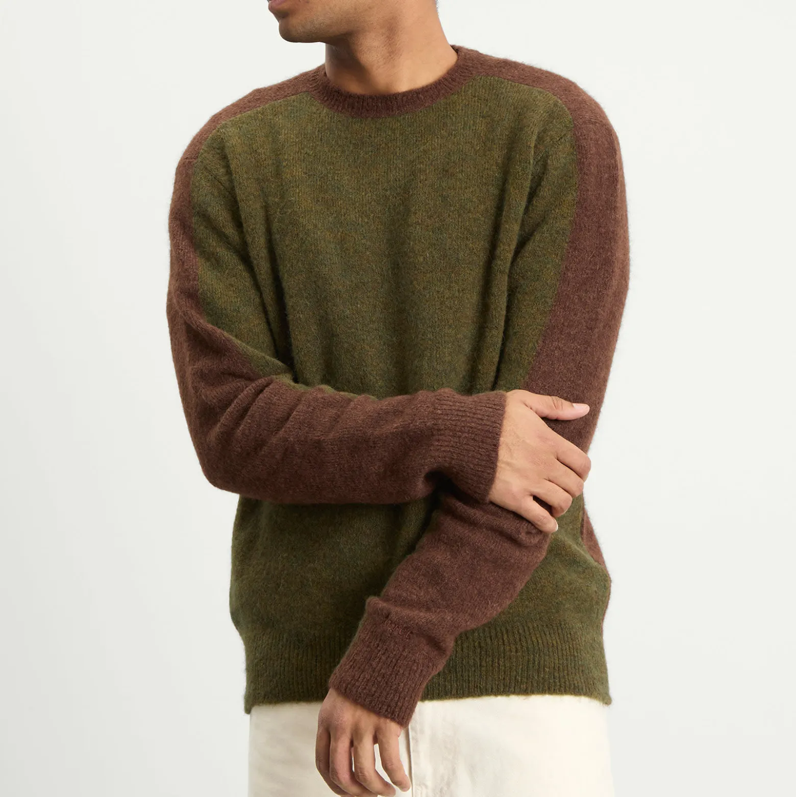 Foret Alpine Conrast Crew Neck Jumper