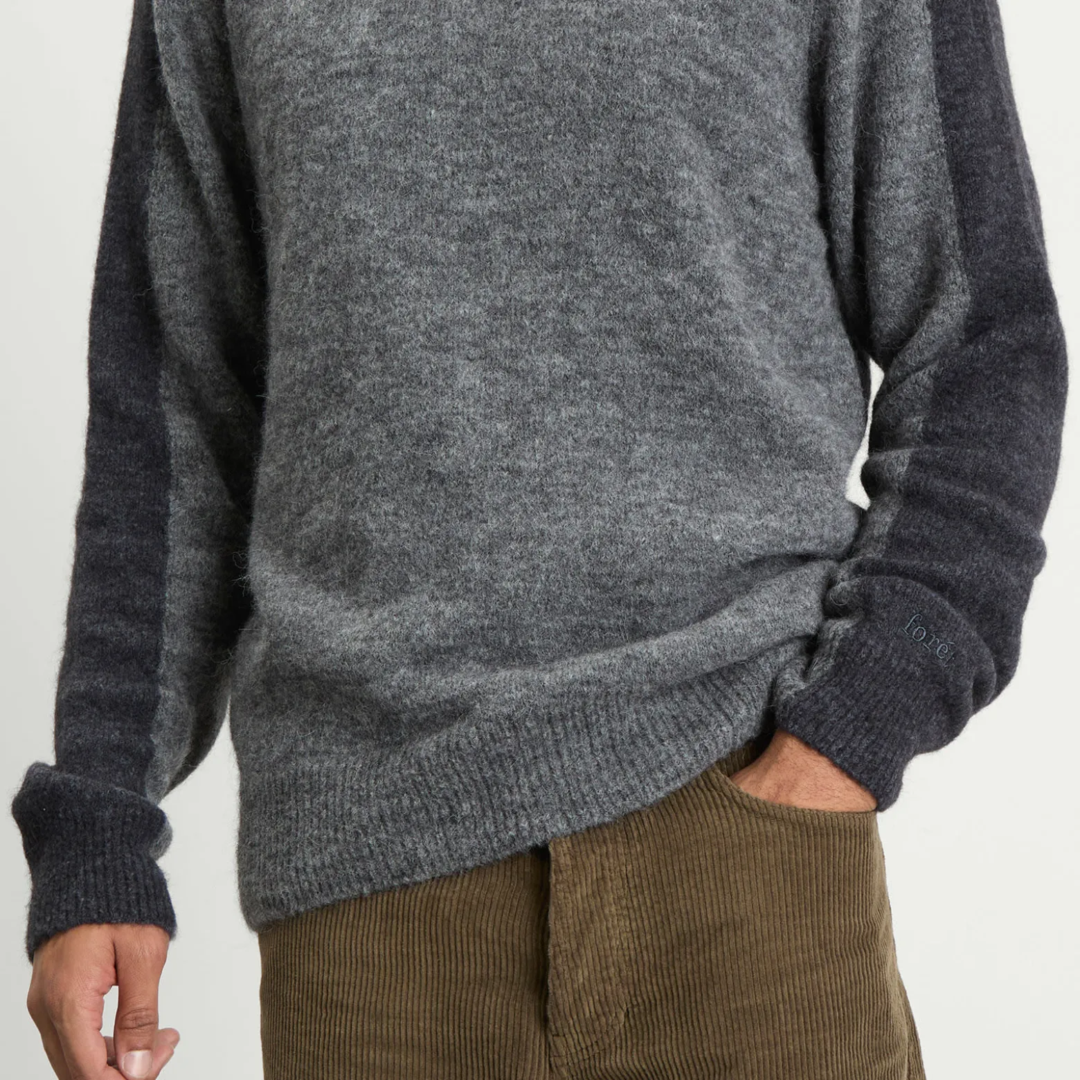Foret Alpine Conrast Crew Neck Jumper