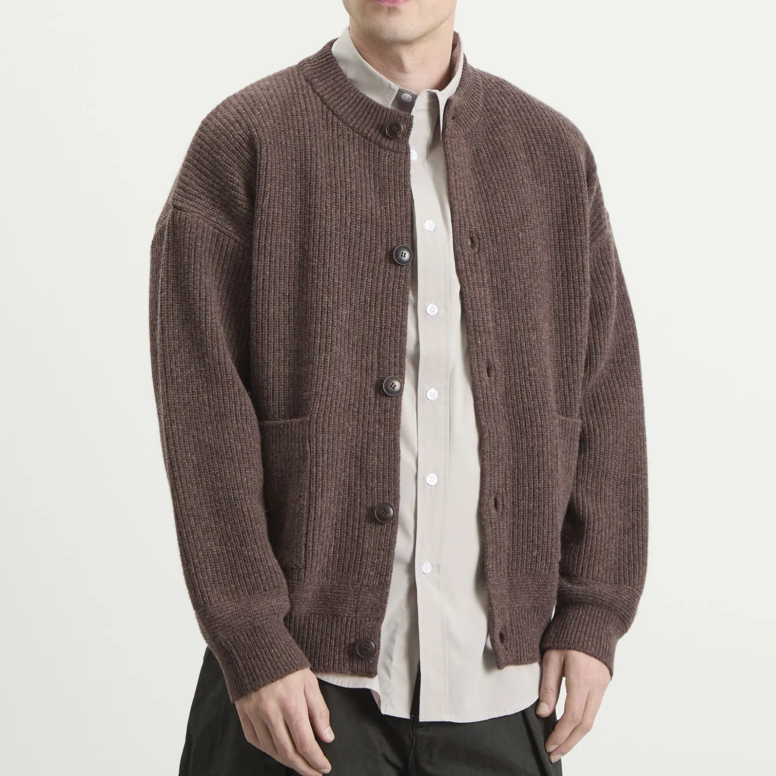 FrizmWORKS Heavy Wool Round Cardigan