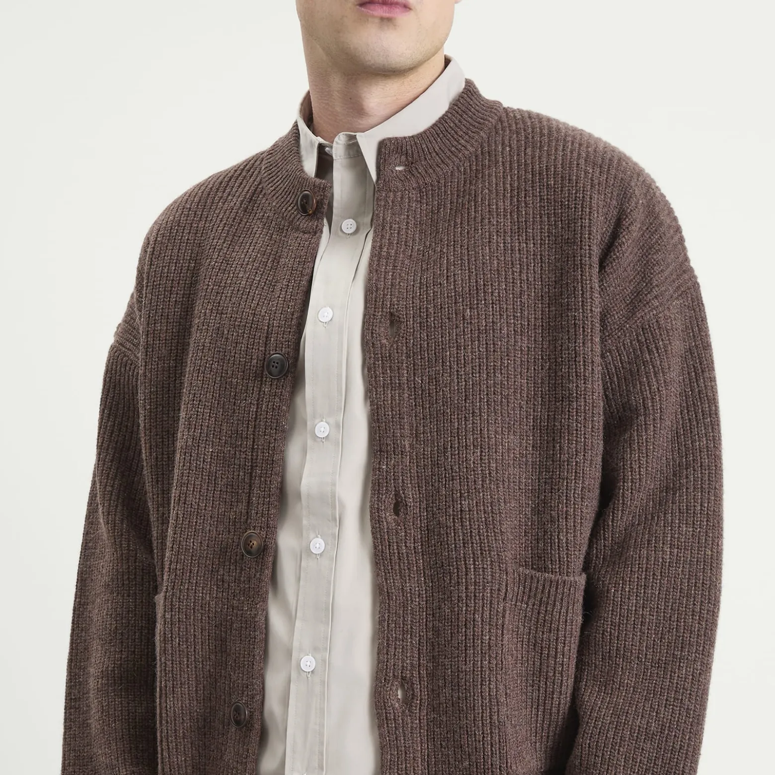 FrizmWORKS Heavy Wool Round Cardigan