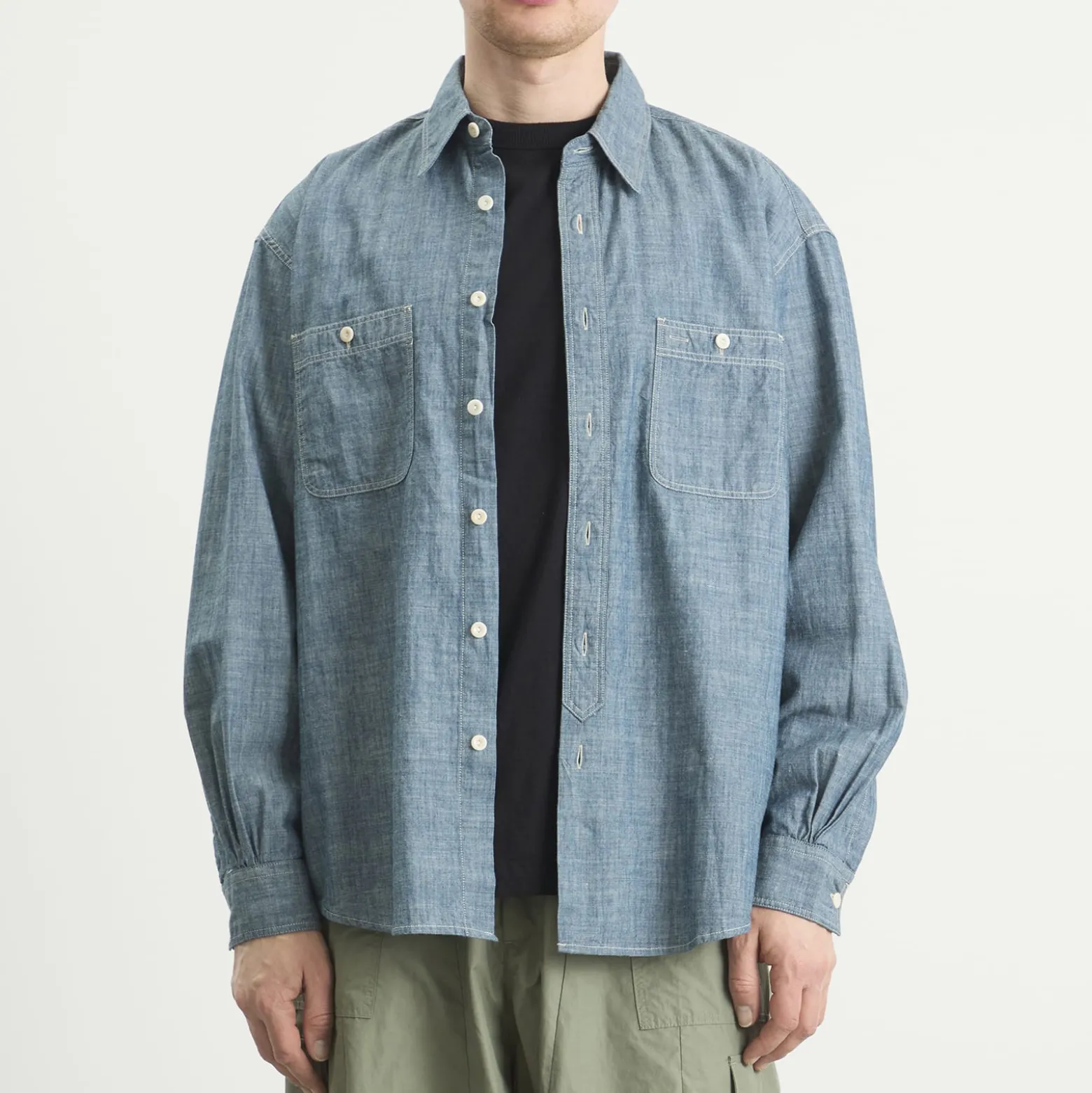 FrizmWORKS Kuroki Chambray Work Shirt