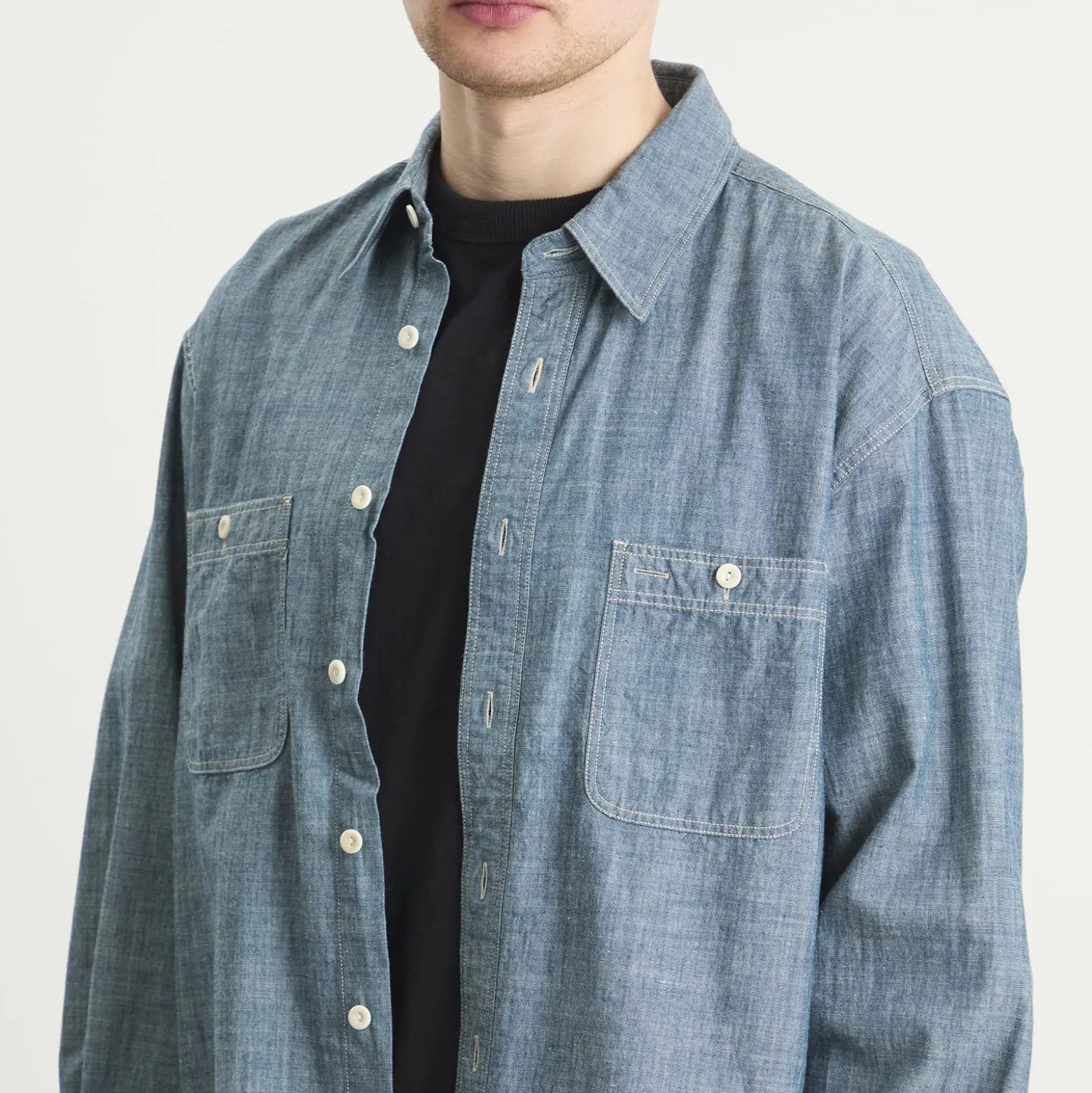 FrizmWORKS Kuroki Chambray Work Shirt