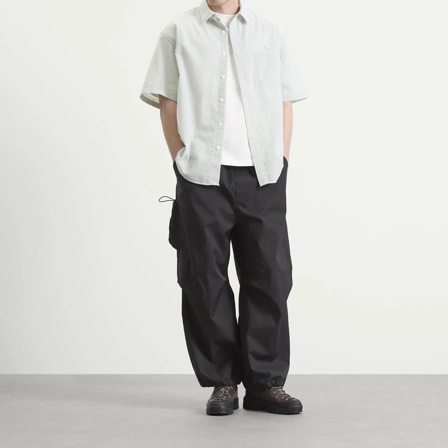 FrizmWORKS OG Stripe Seersucker Short Sleeve Shirt