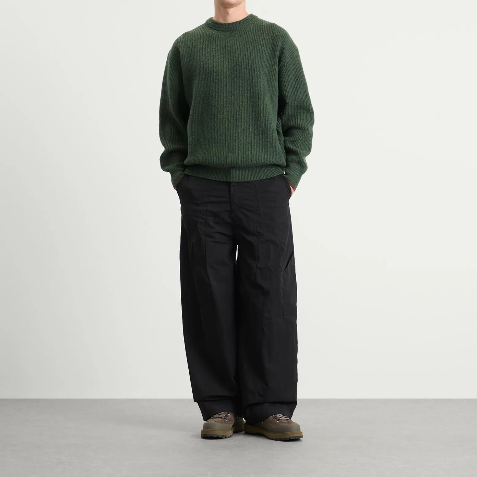 FrizmWORKS Patch Round Knit Jumper