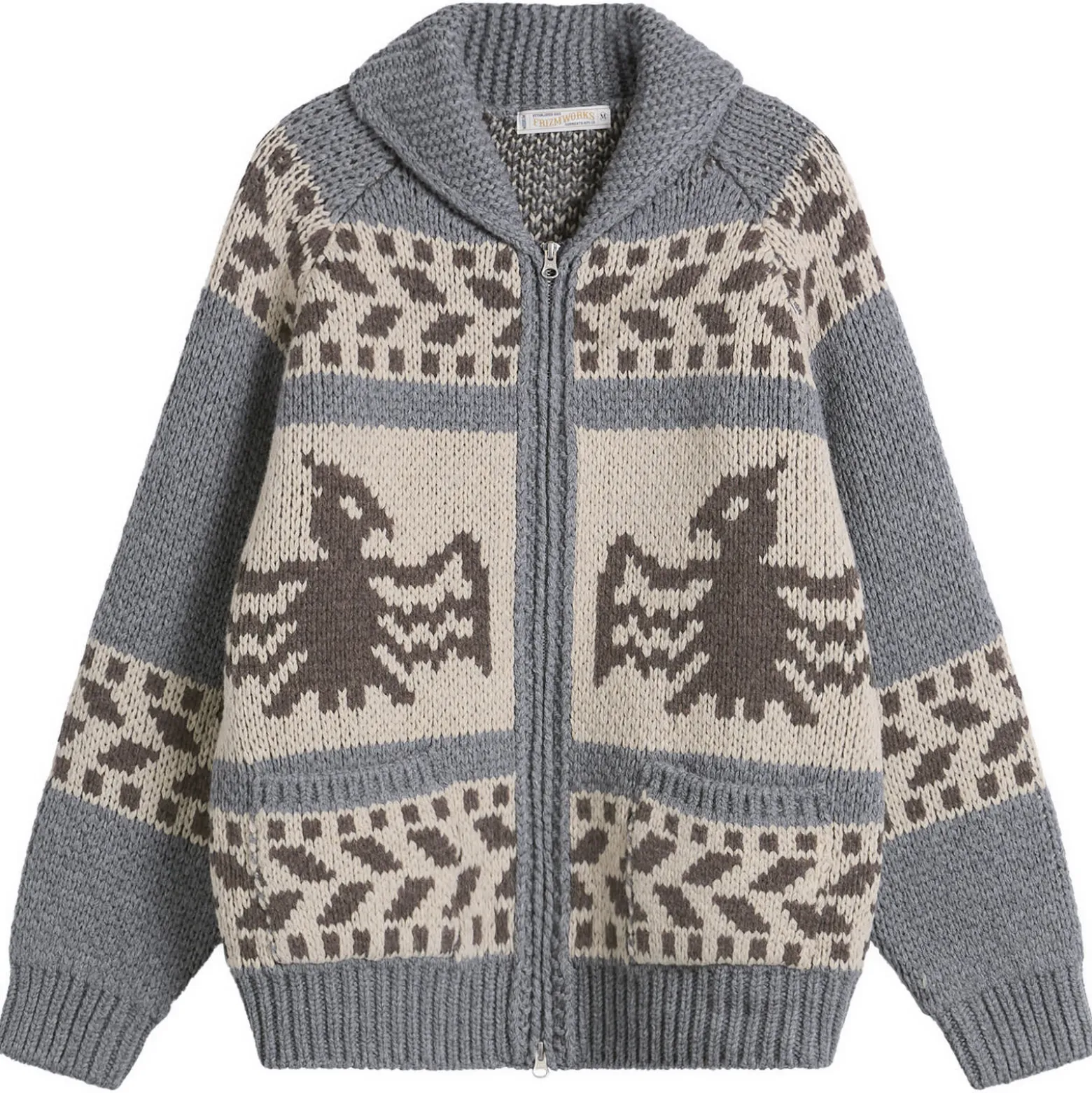 FrizmWORKS Thunderbird Heavy Cowichan Knit Jacket