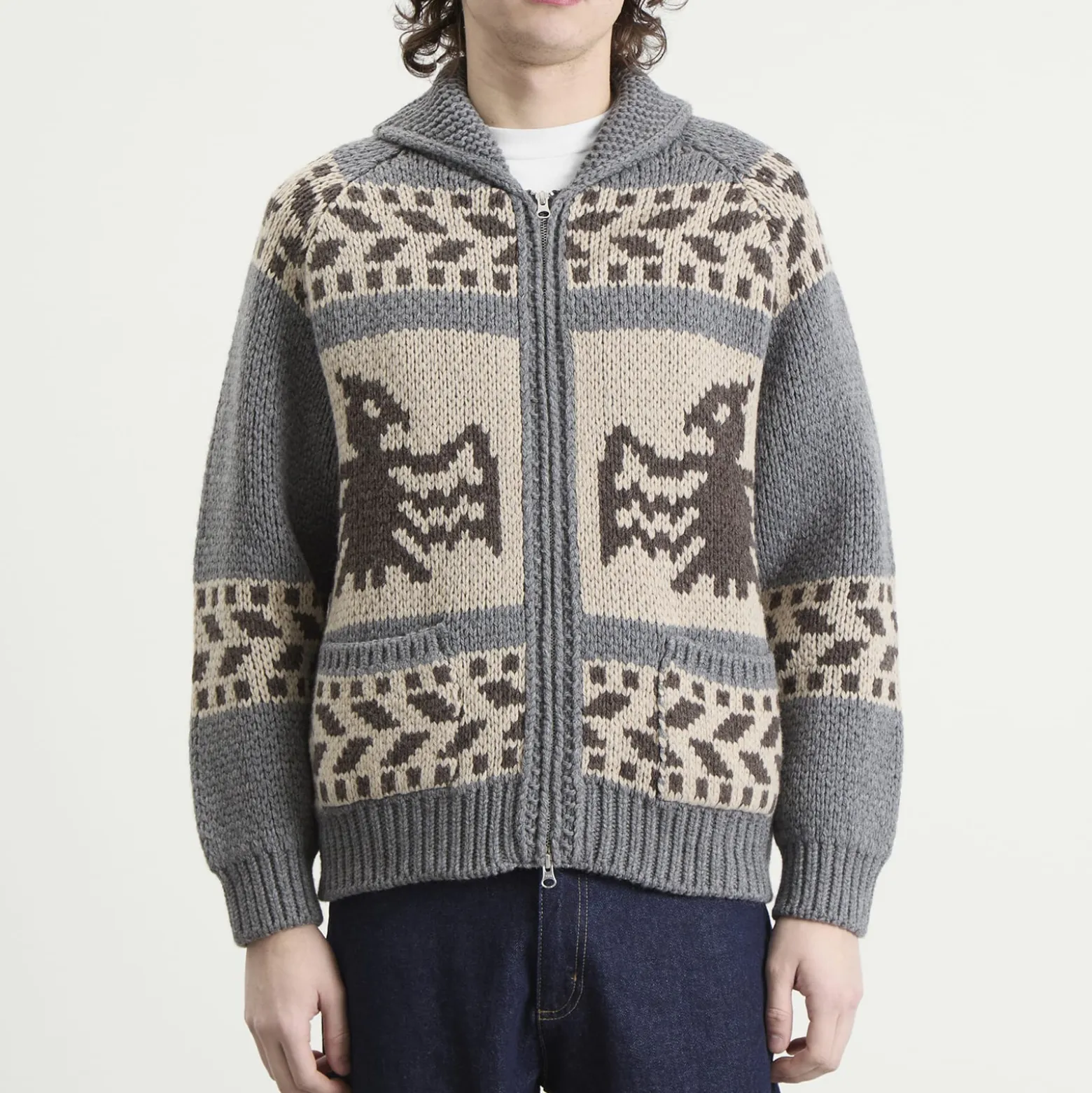 FrizmWORKS Thunderbird Heavy Cowichan Knit Jacket