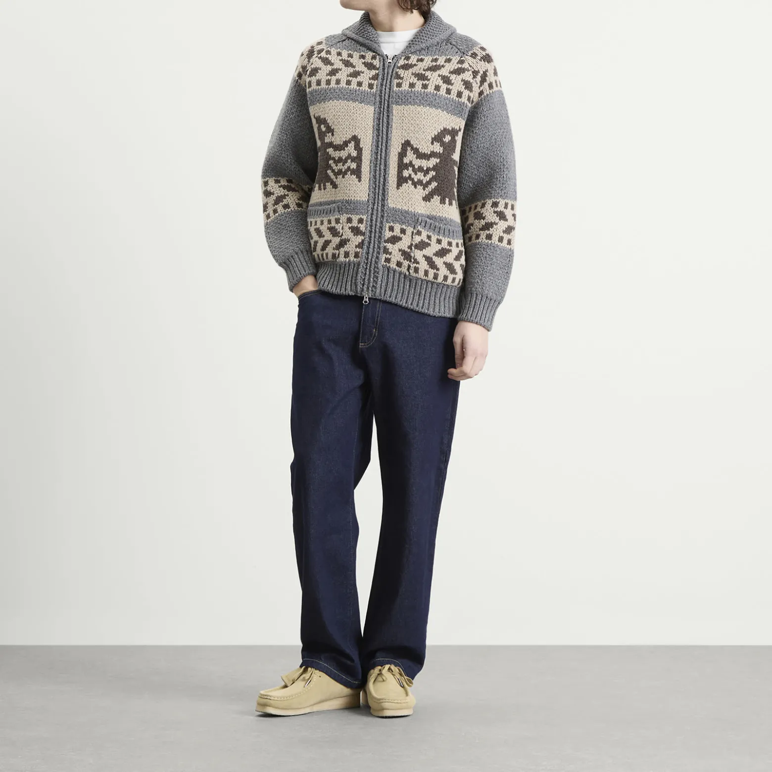 FrizmWORKS Thunderbird Heavy Cowichan Knit Jacket
