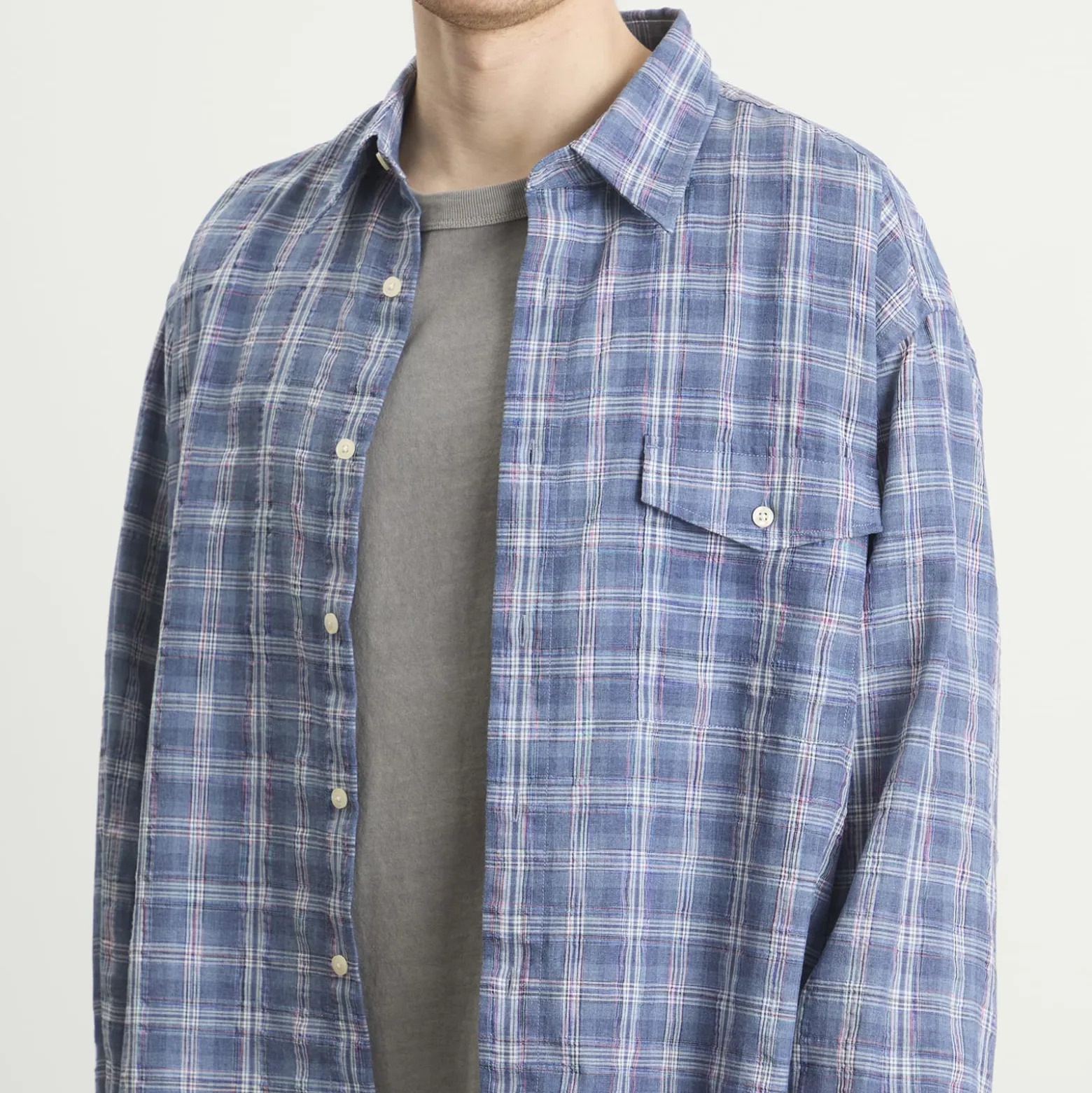 FrizmWORKS Uneven Check Shirt