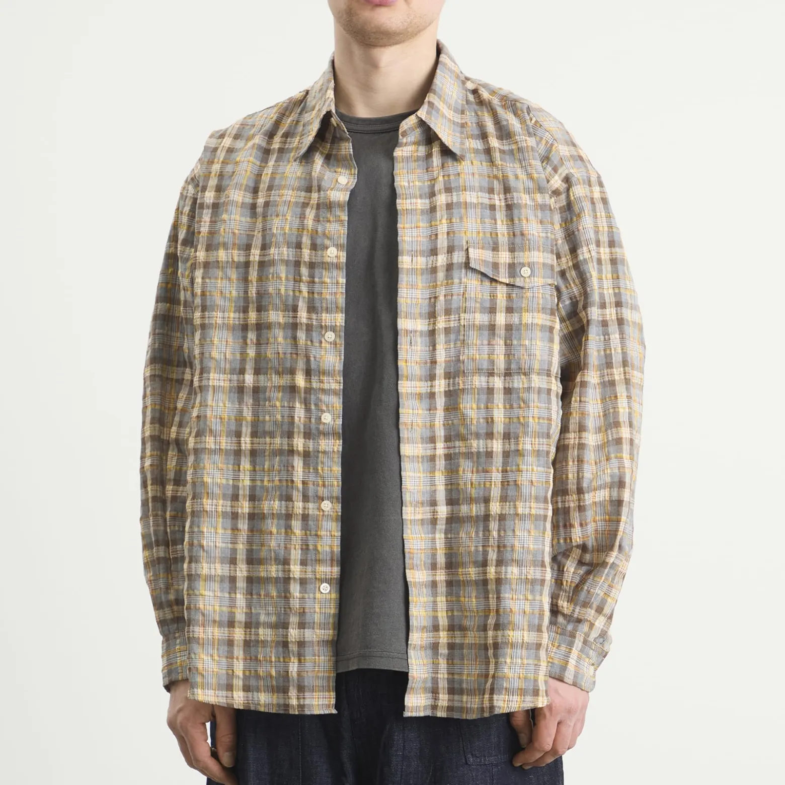 FrizmWORKS Uneven Check Shirt