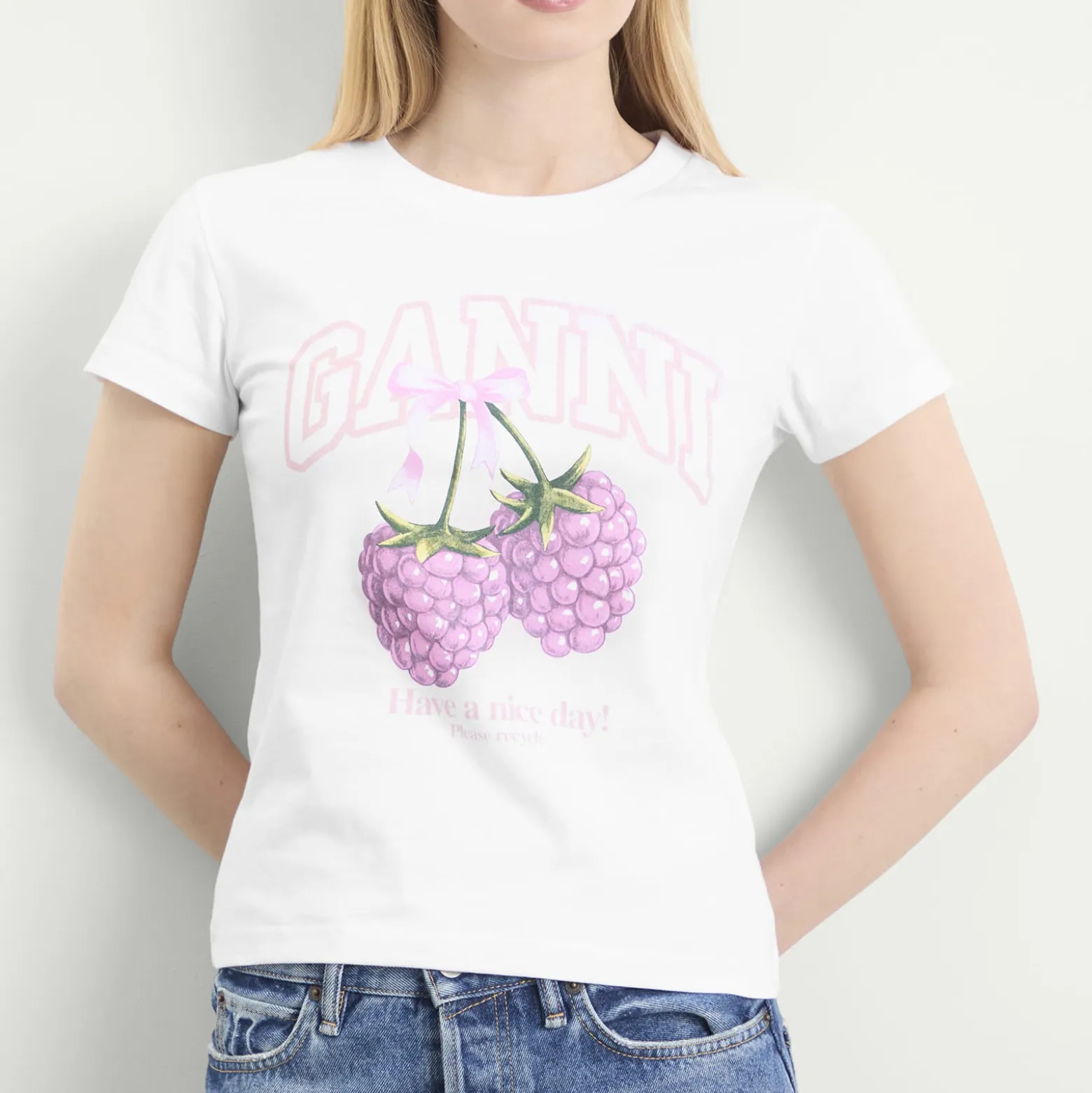 GANNI Baby Fit T-Shirt