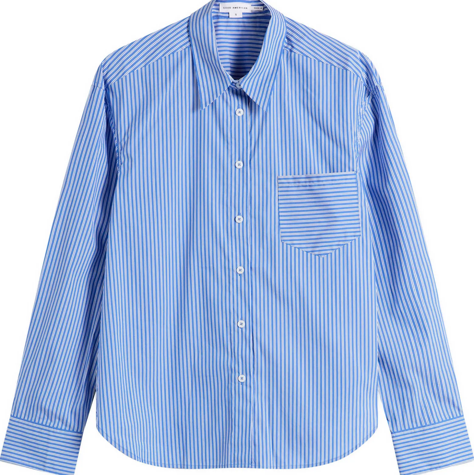 Good American Poplin Classic Boxy Shirt