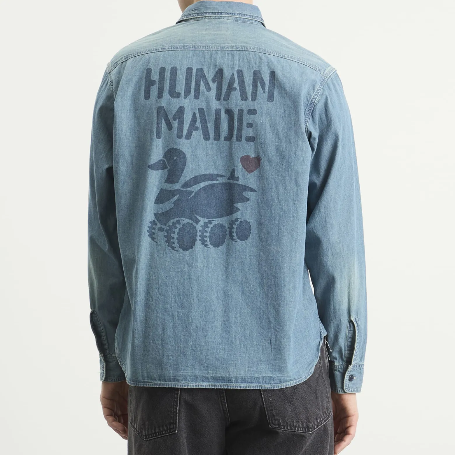 Human Made Stencil Military Chambray Shirt