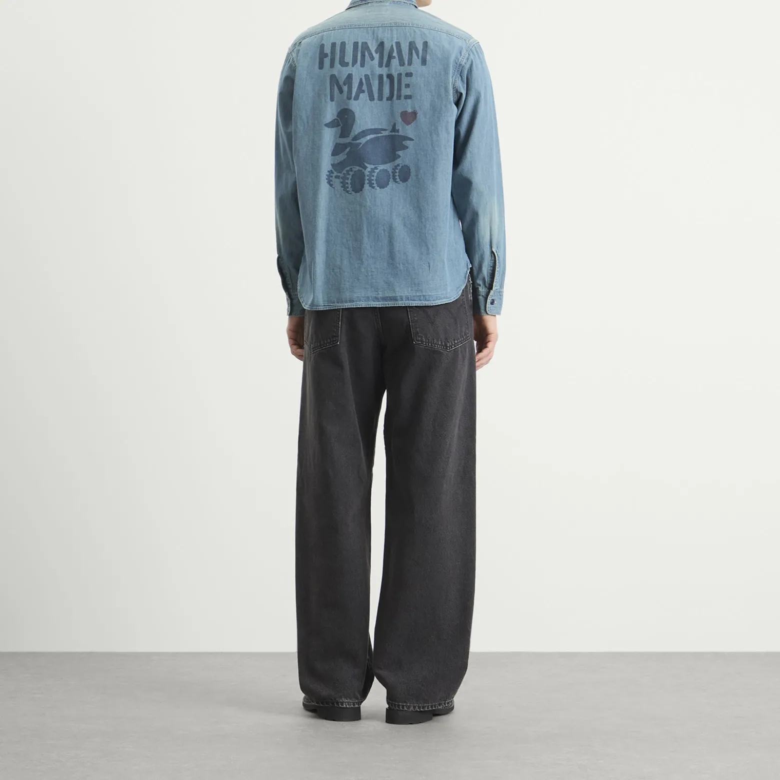 Human Made Stencil Military Chambray Shirt