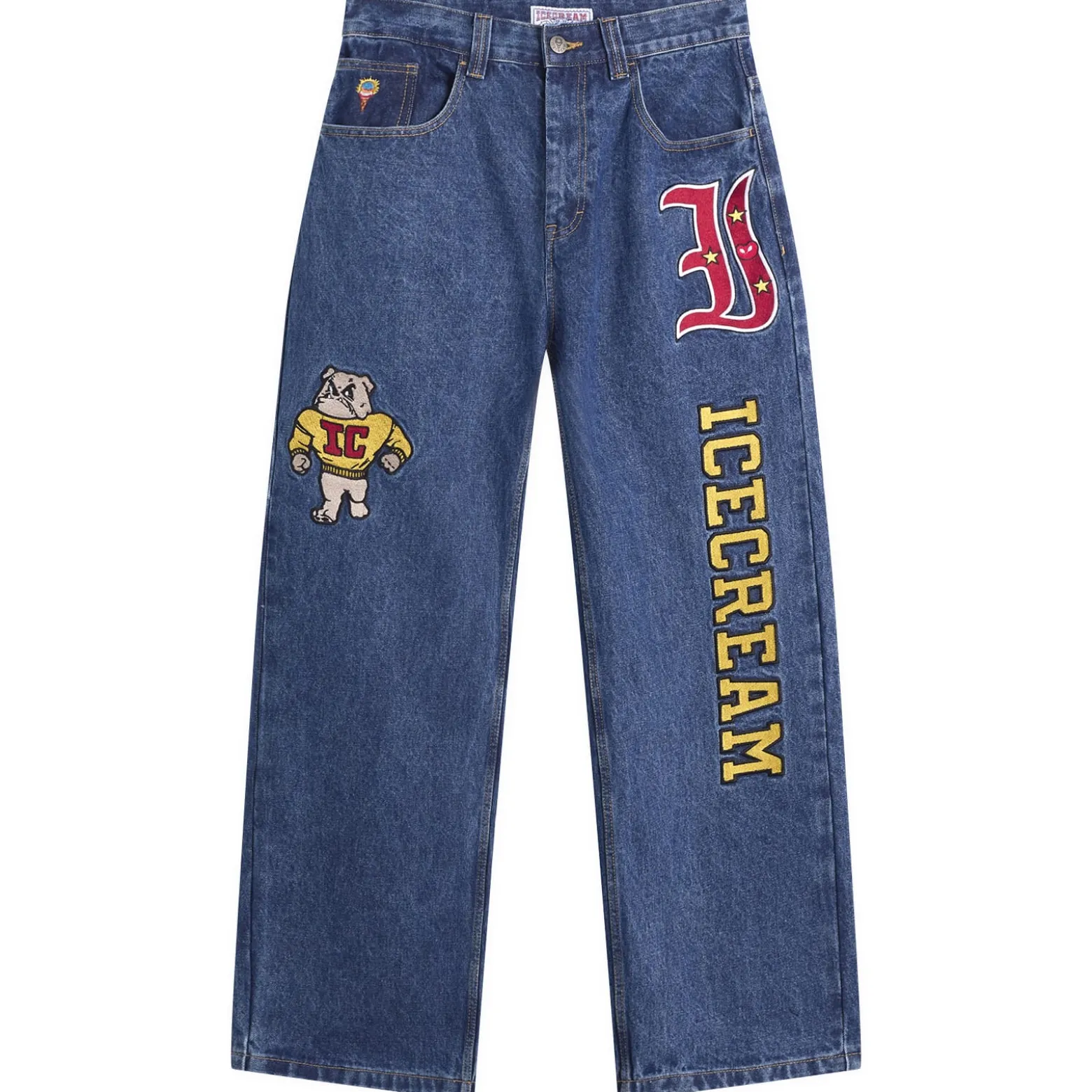 ICECREAM Mascot Denim Pants