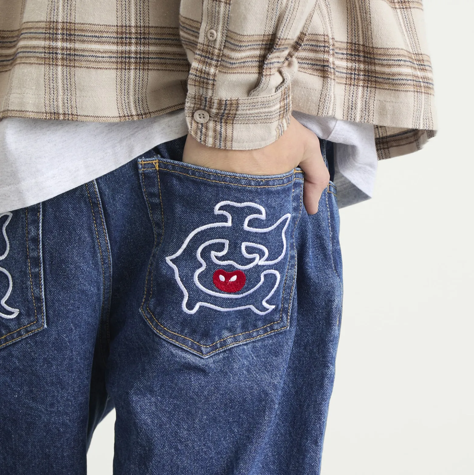 ICECREAM Mascot Denim Pants