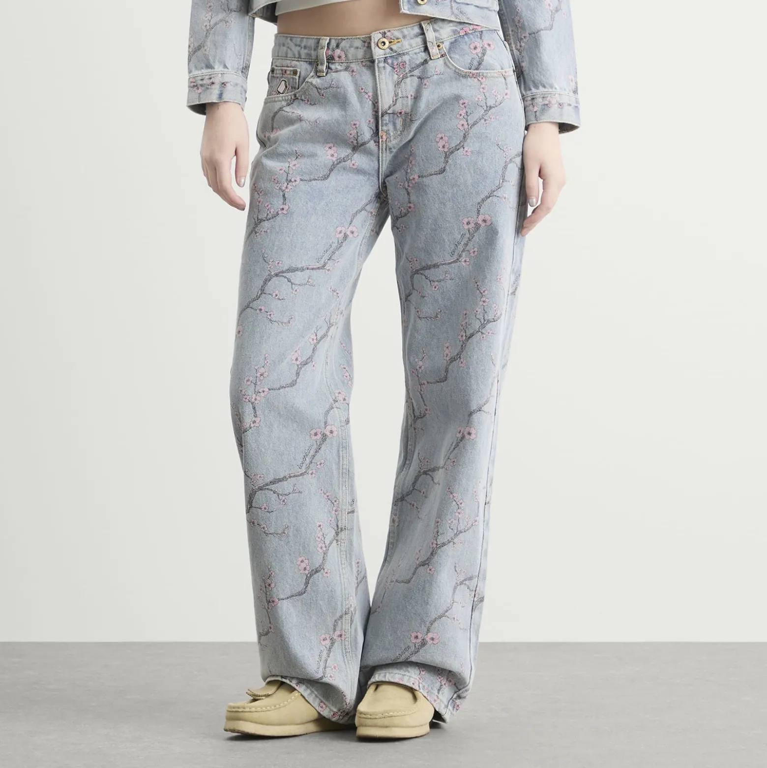 ICECREAM Sakura Denim Pants