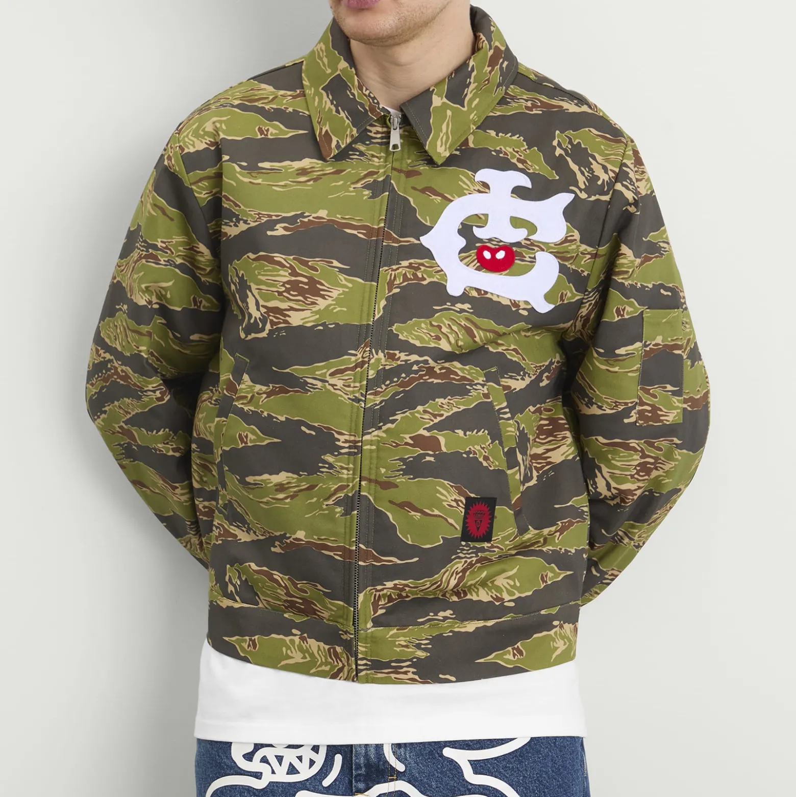 ICECREAM Tiger Stripe Work Jacket