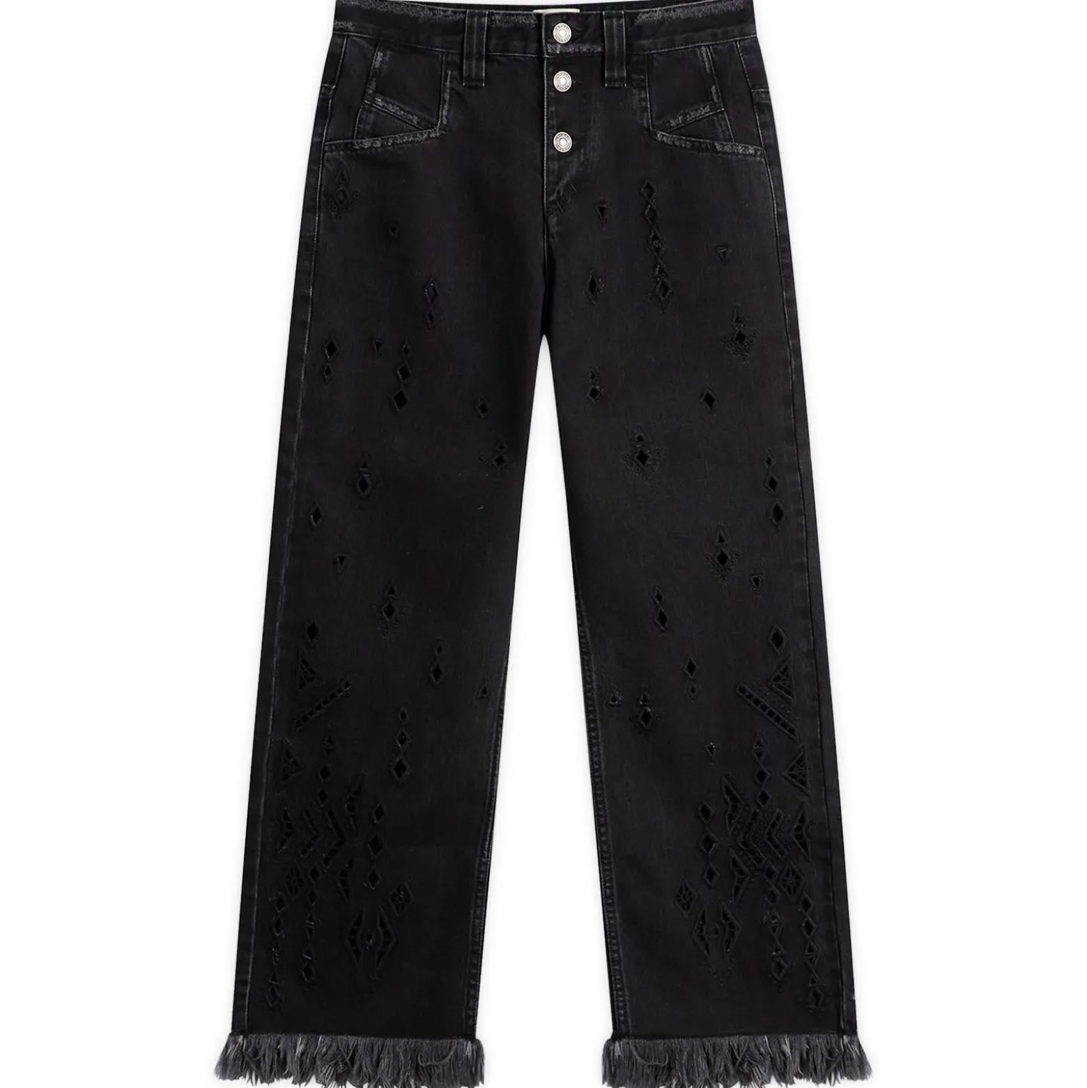 Isabel Marant Amia Embroidered Jeans