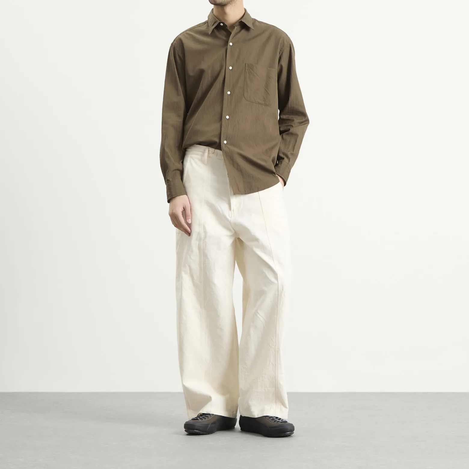 Kaptain Sunshine Regular Collar Shirt Stripe