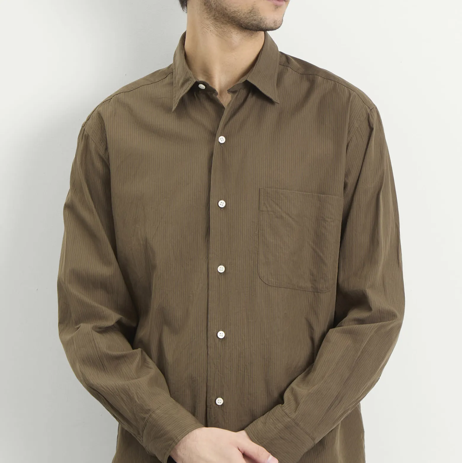 Kaptain Sunshine Regular Collar Shirt Stripe