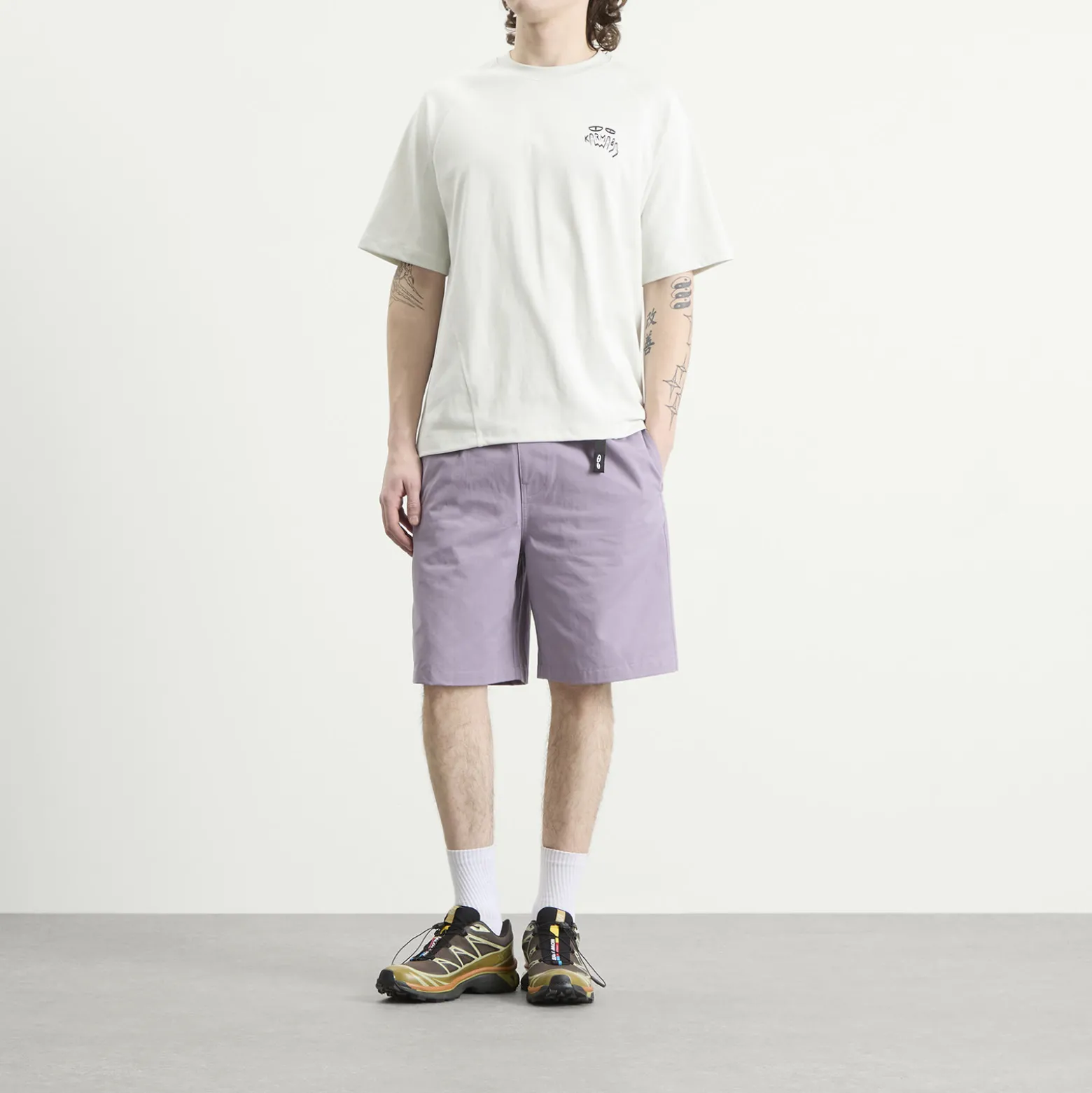 Karma8a Belted Casual Shorts