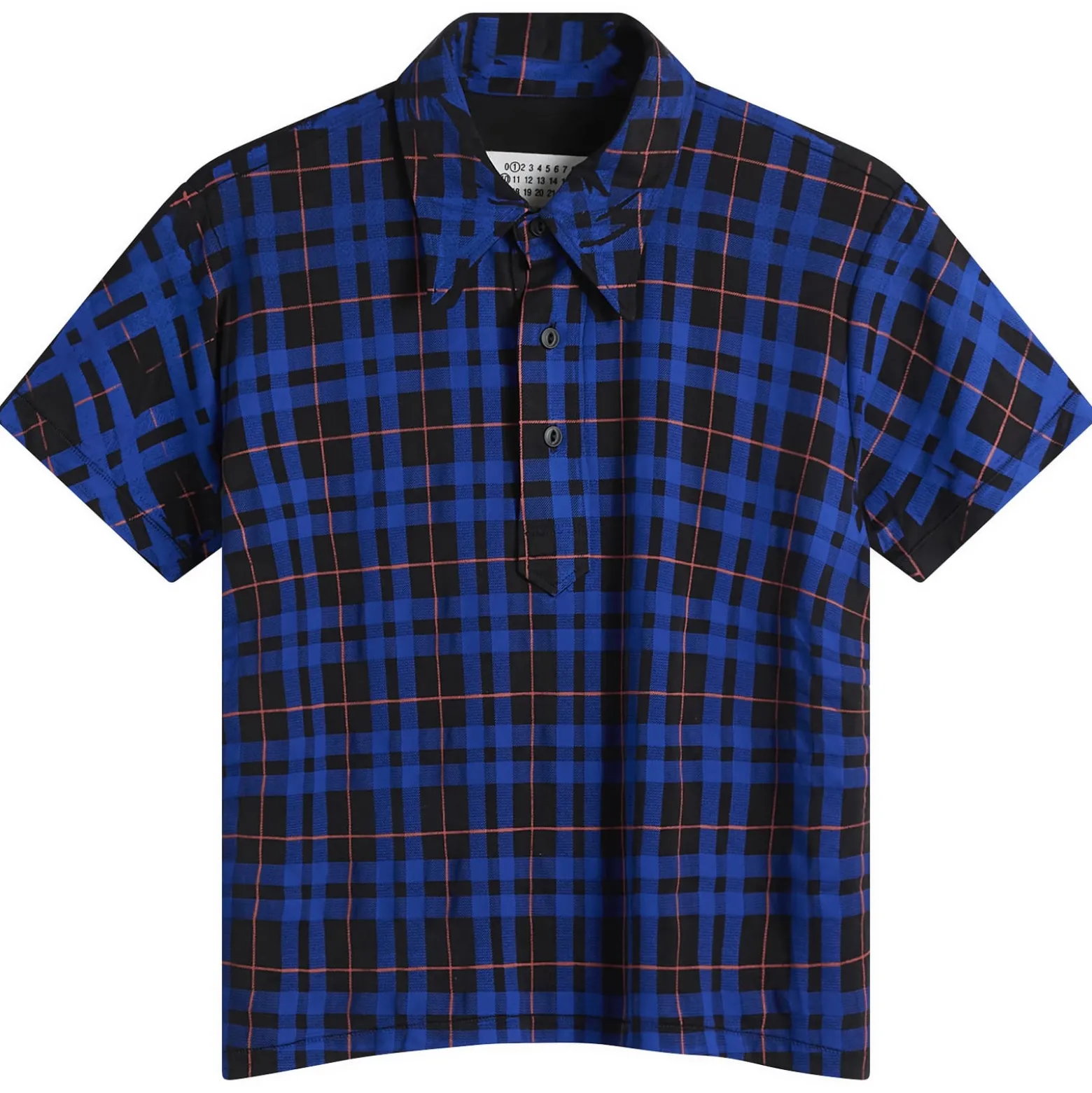 Maison Margiela Check Polo Top
