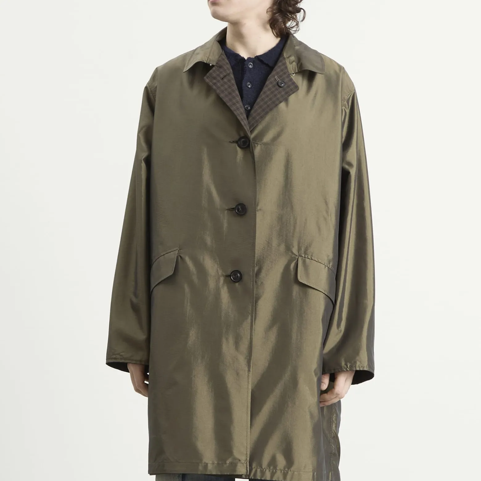 Maison Margiela Check Reversible Coat