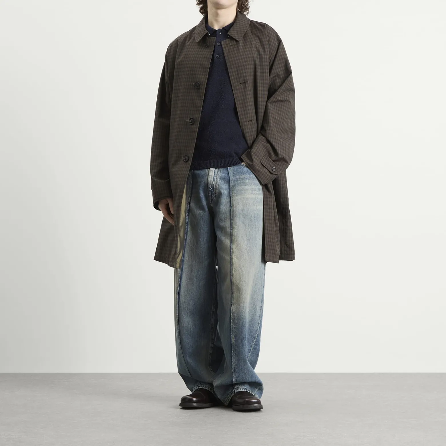 Maison Margiela Check Reversible Coat