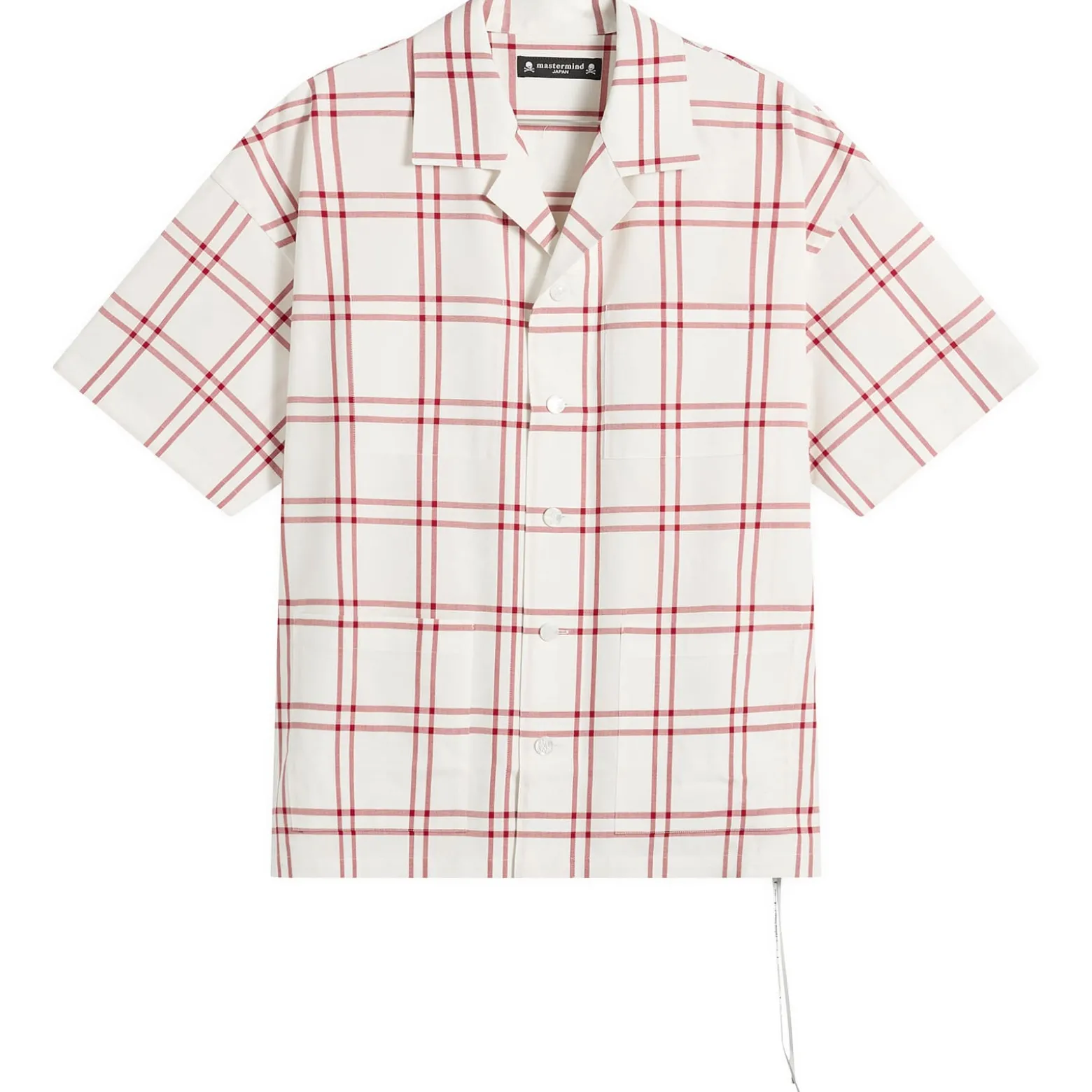 MASTERMIND WORLD Plaid Short Sleeve Shirt