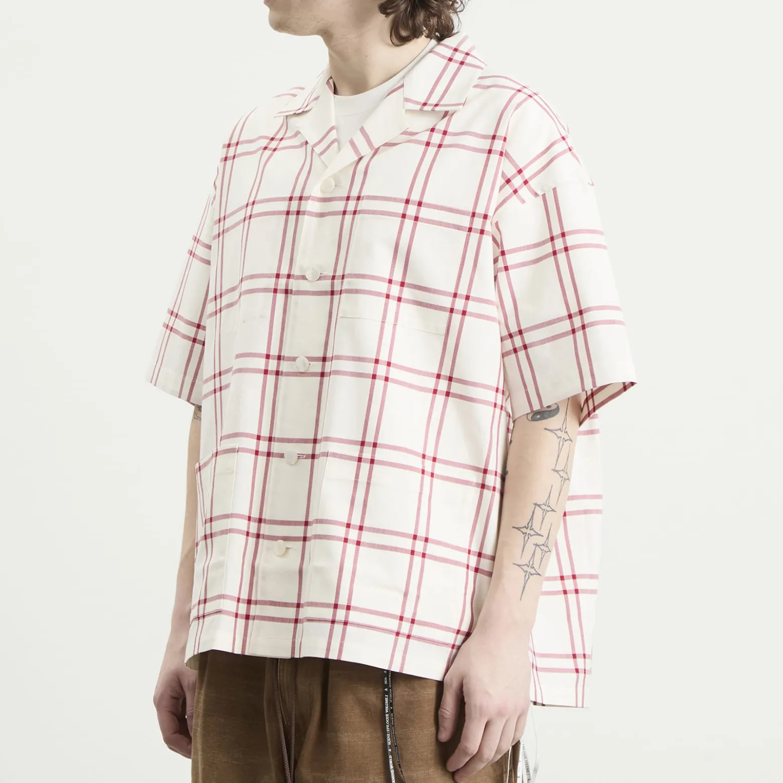 MASTERMIND WORLD Plaid Short Sleeve Shirt