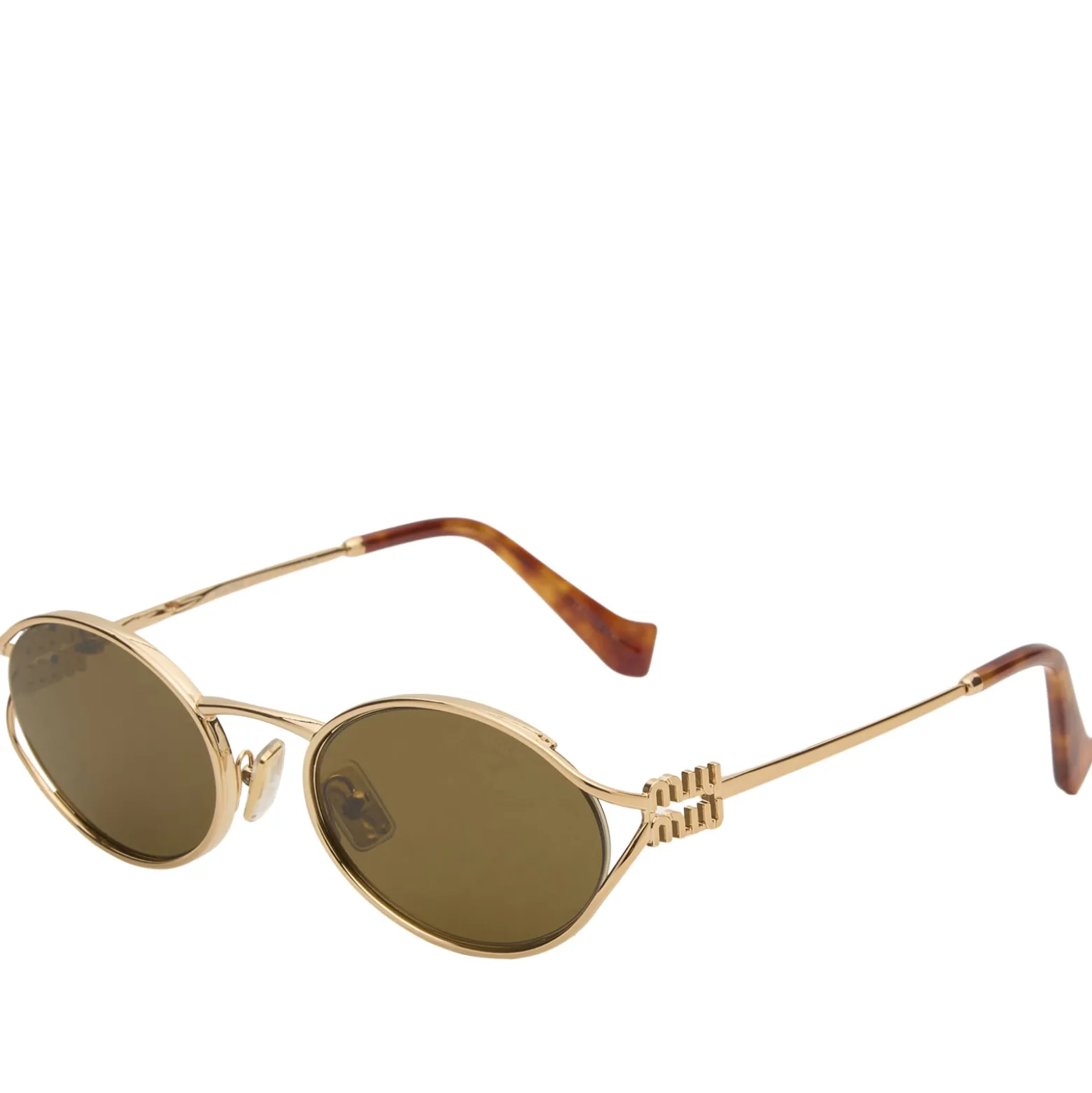 Miu Miu Eyewear 52YS Logo Sunglasses