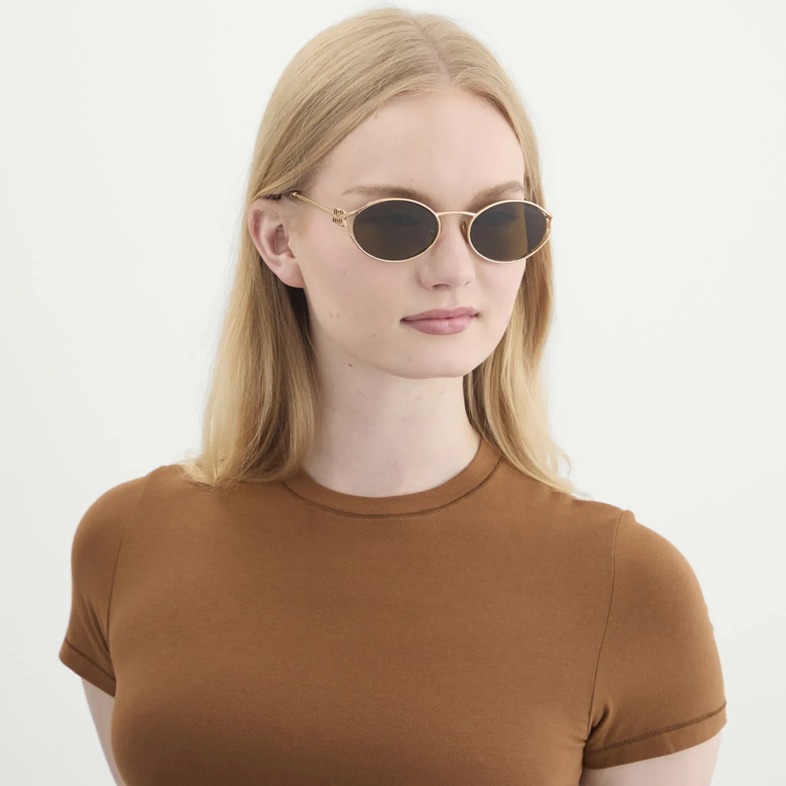 Miu Miu Eyewear 52YS Logo Sunglasses