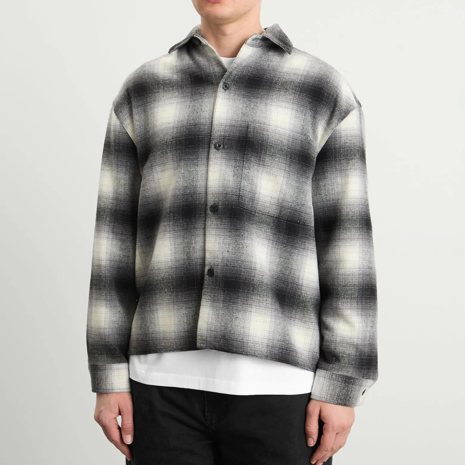 MKI Wool Check Box Shirt