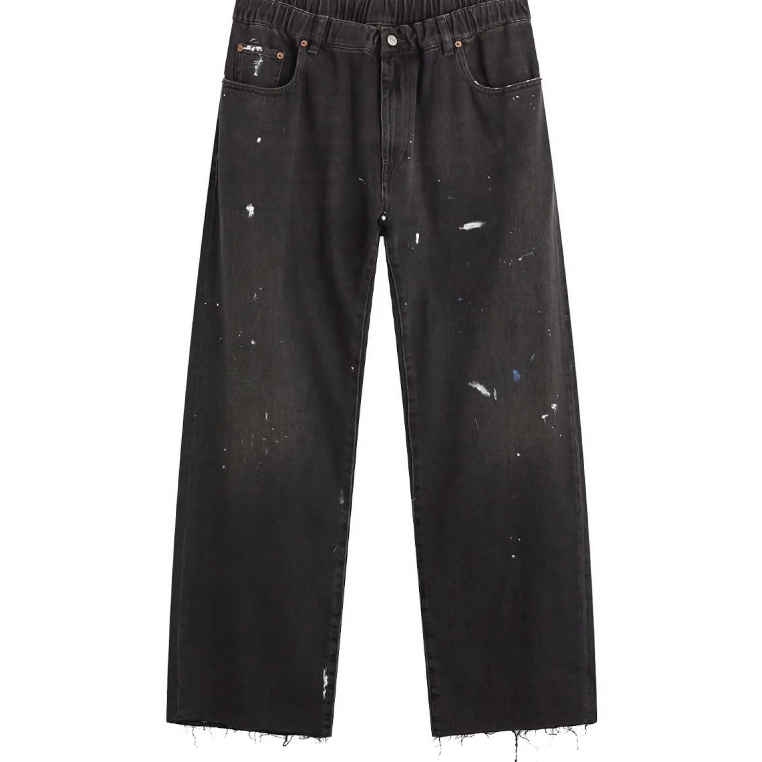 MM6 Maison Margiela Relaxed Straight Leg Elasticated Jeans