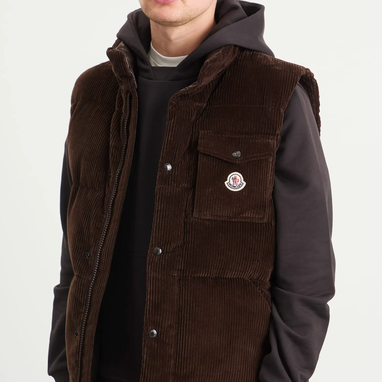 Moncler Agen Vest Maxi Corduroy Gilet