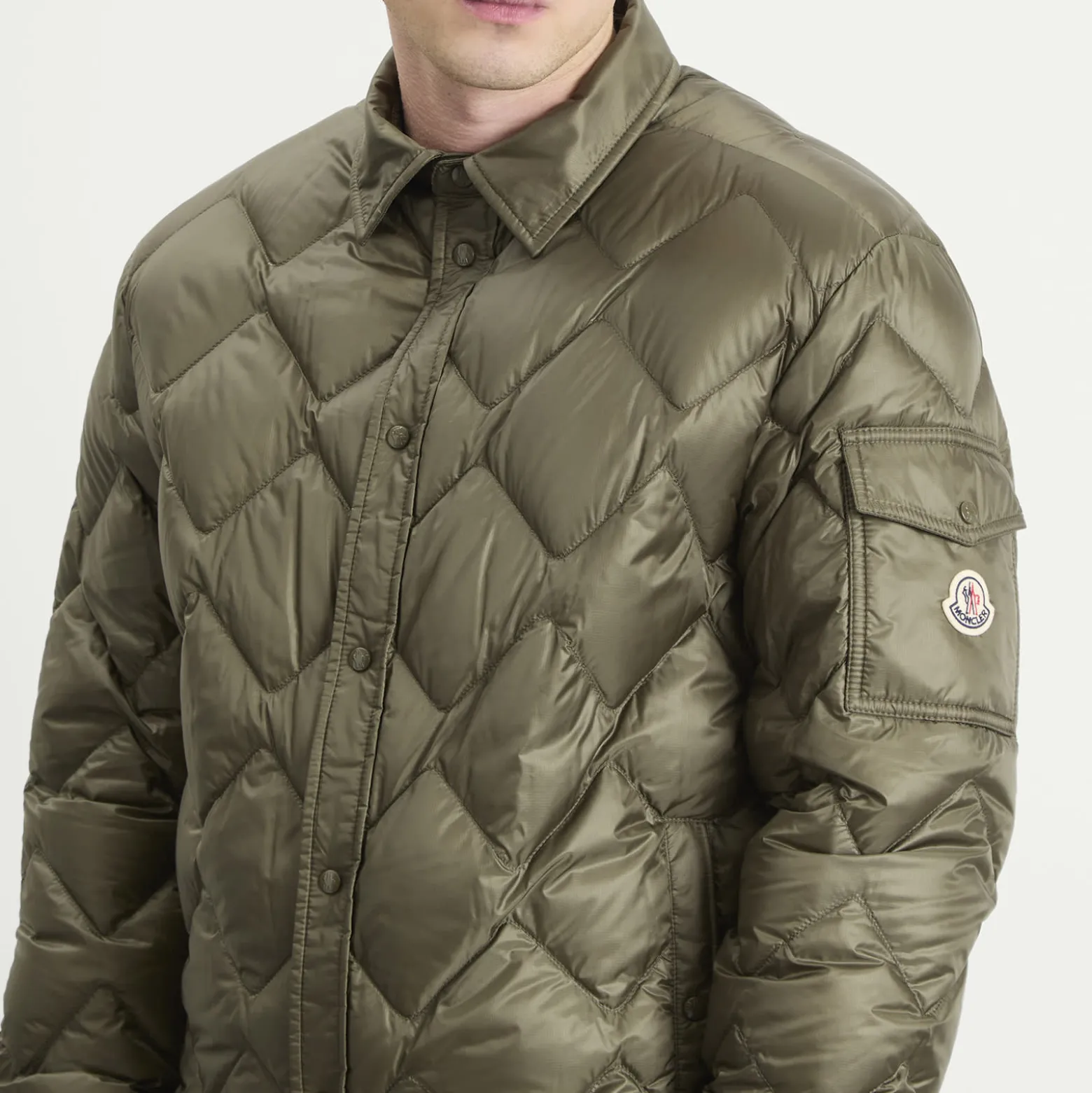 Moncler Moulleau Recycled Rip-Stop Shirt Jacket