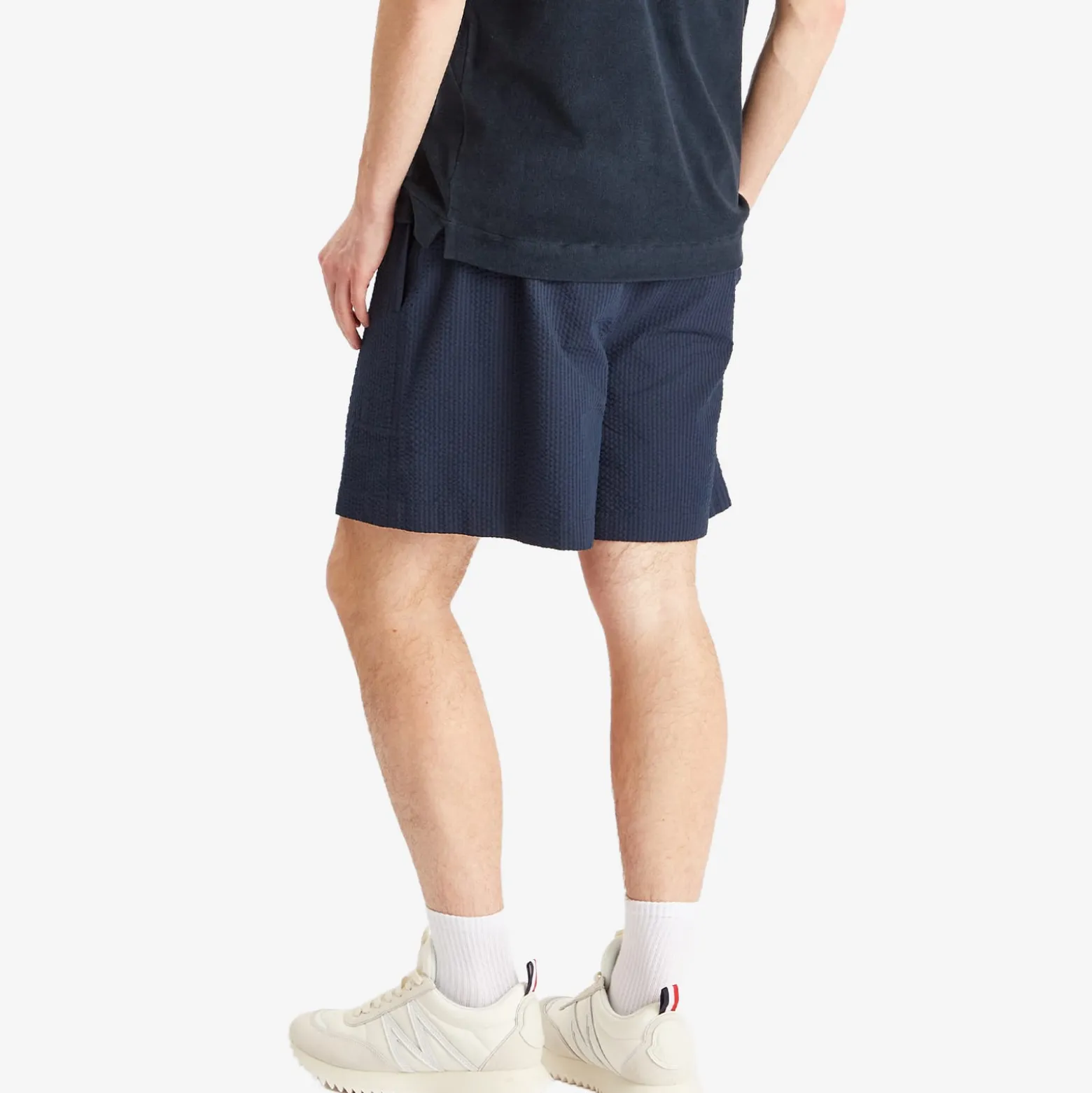 Moncler Technical Seersucker Shorts